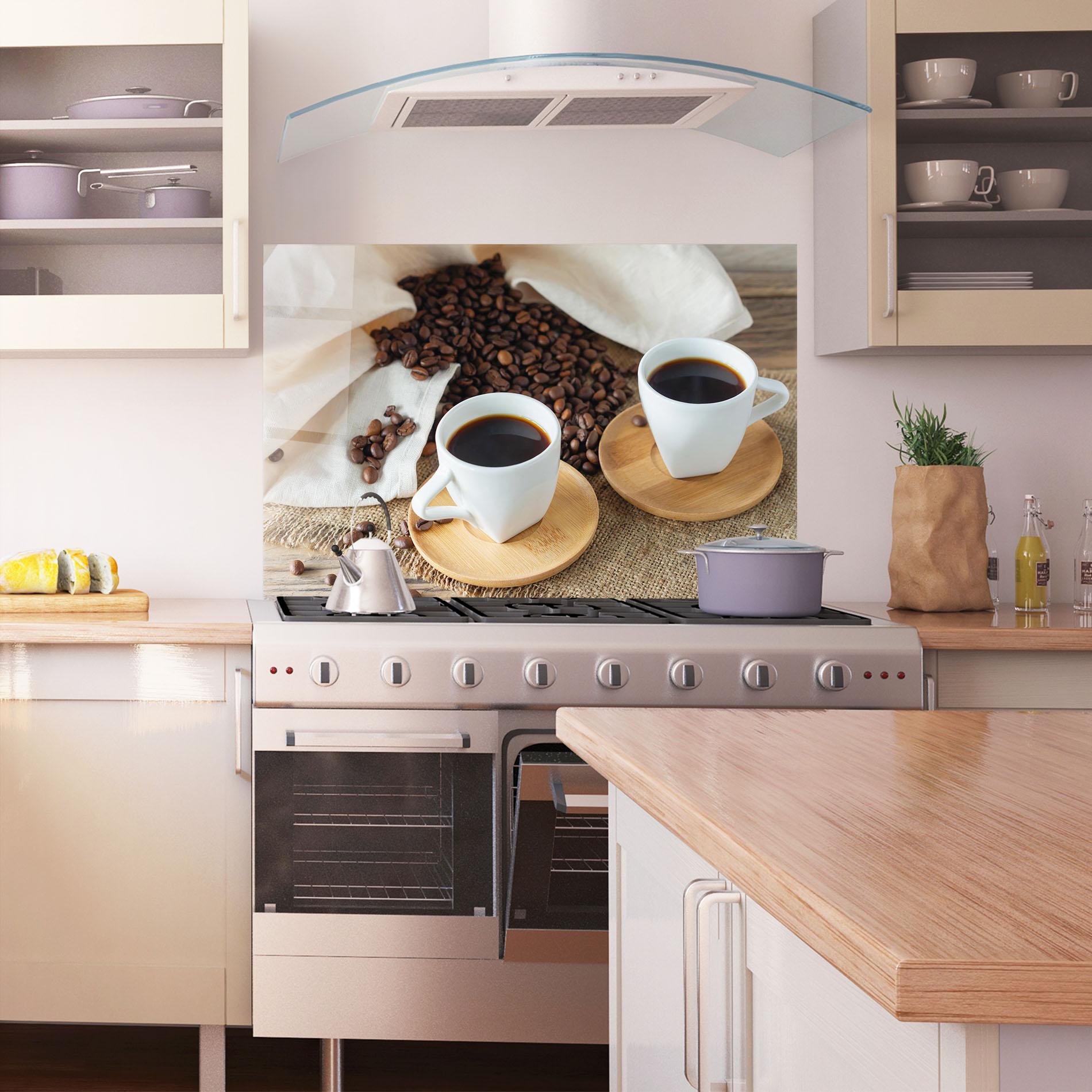 Konyhai üveg hátfal Fresh Espresso mockup 1