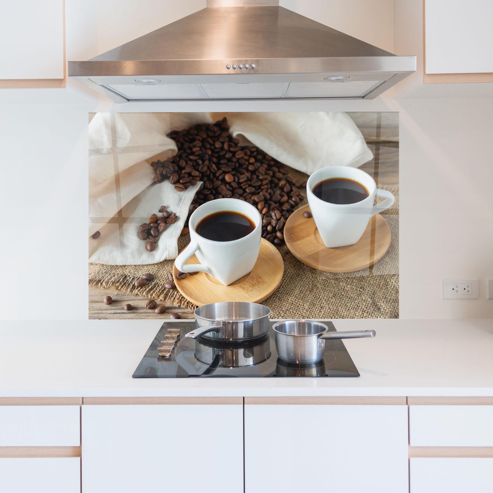 Konyhai üveg hátfal Fresh Espresso mockup 5