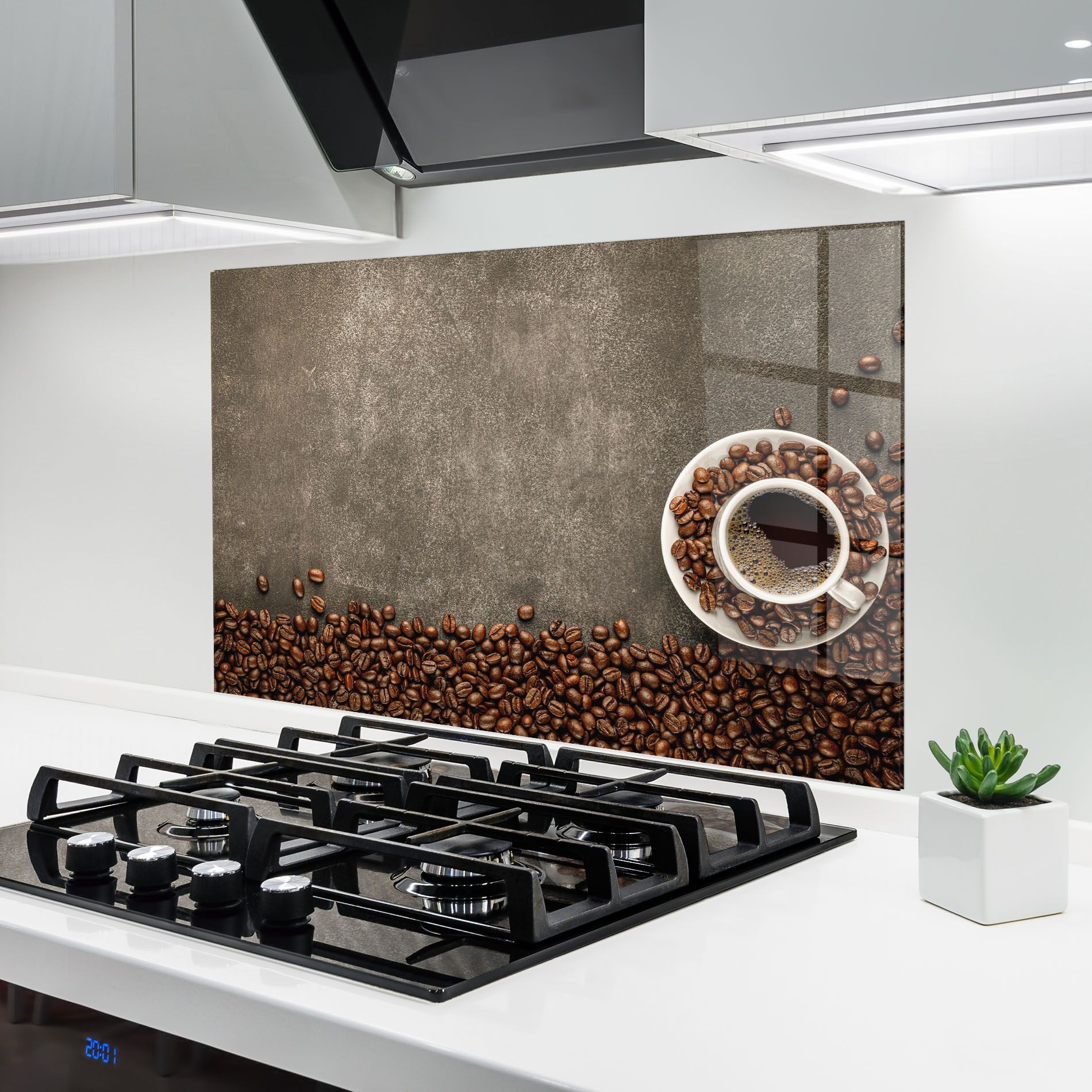 Coffee On Grey Table mockup 6