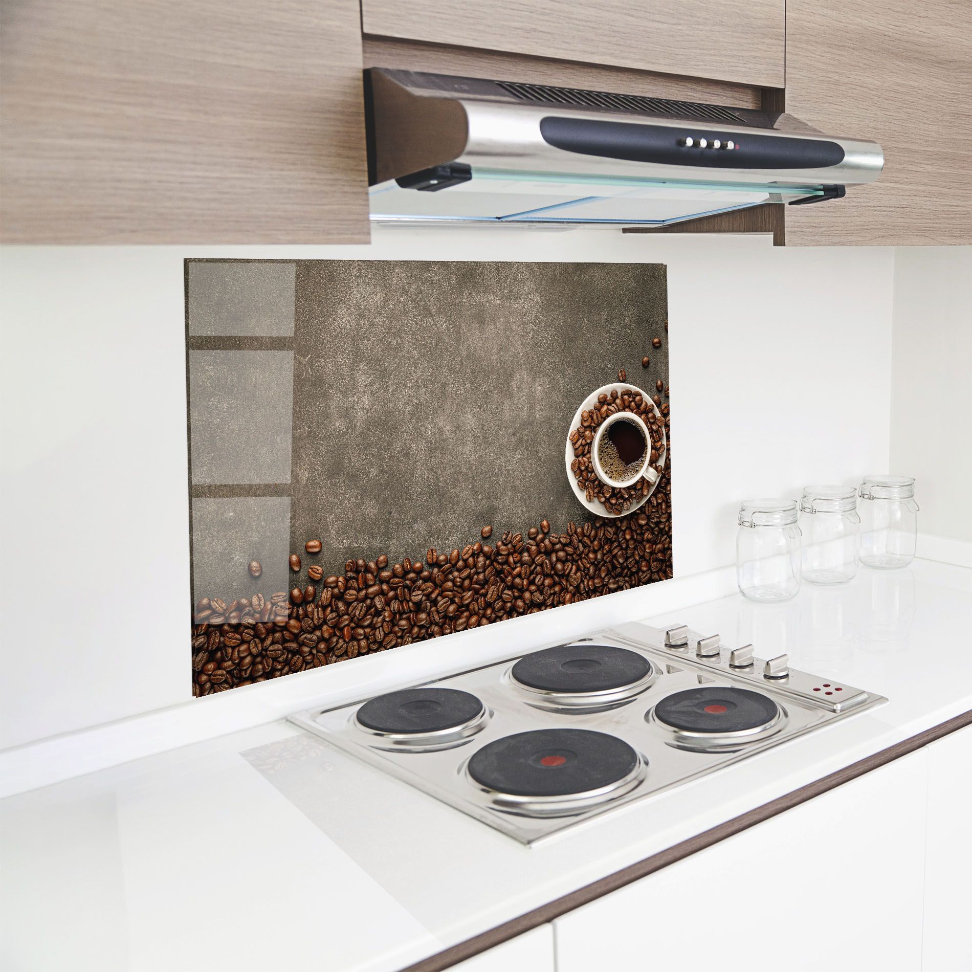 Coffee On Grey Table mockup 8