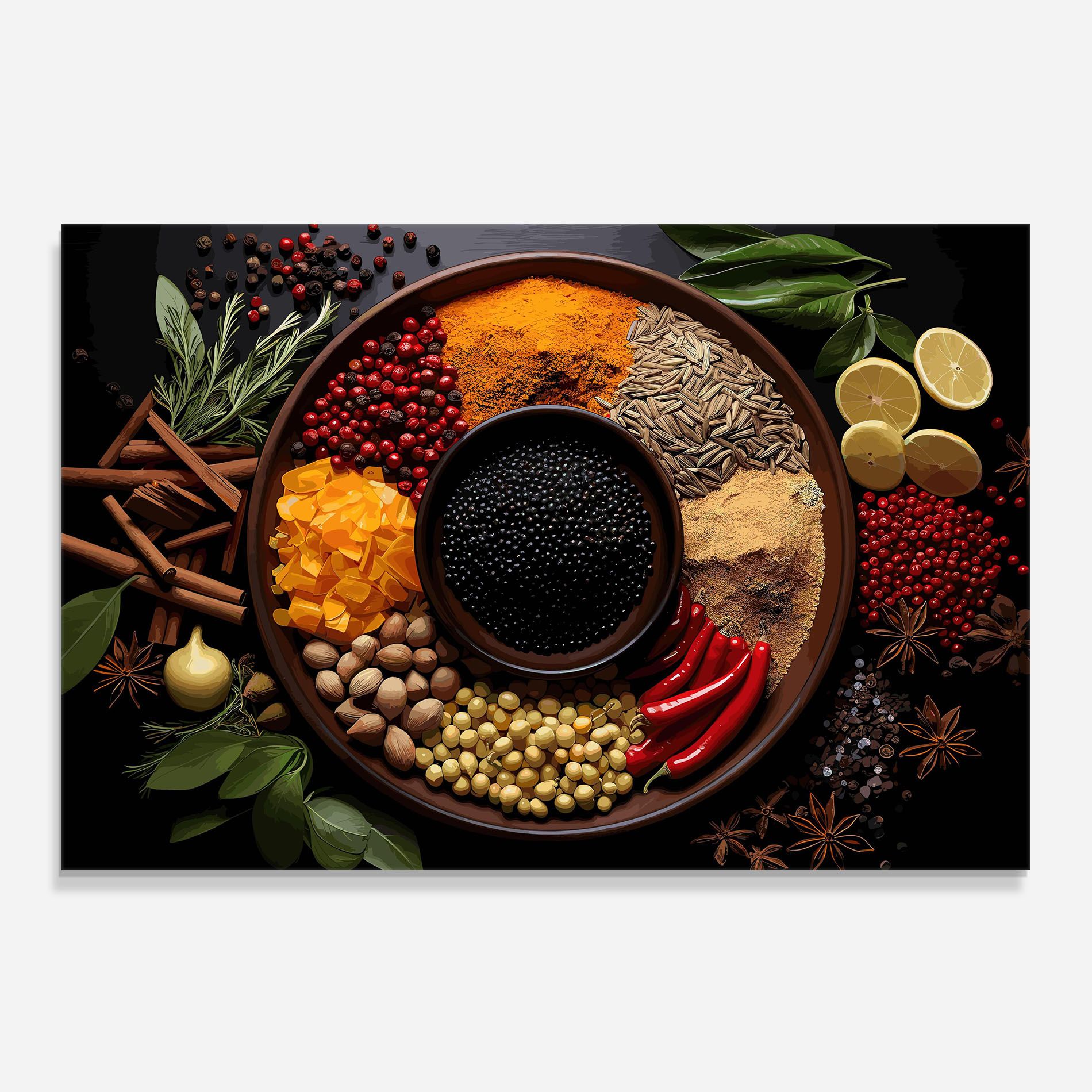 Spices Plate mockup 0