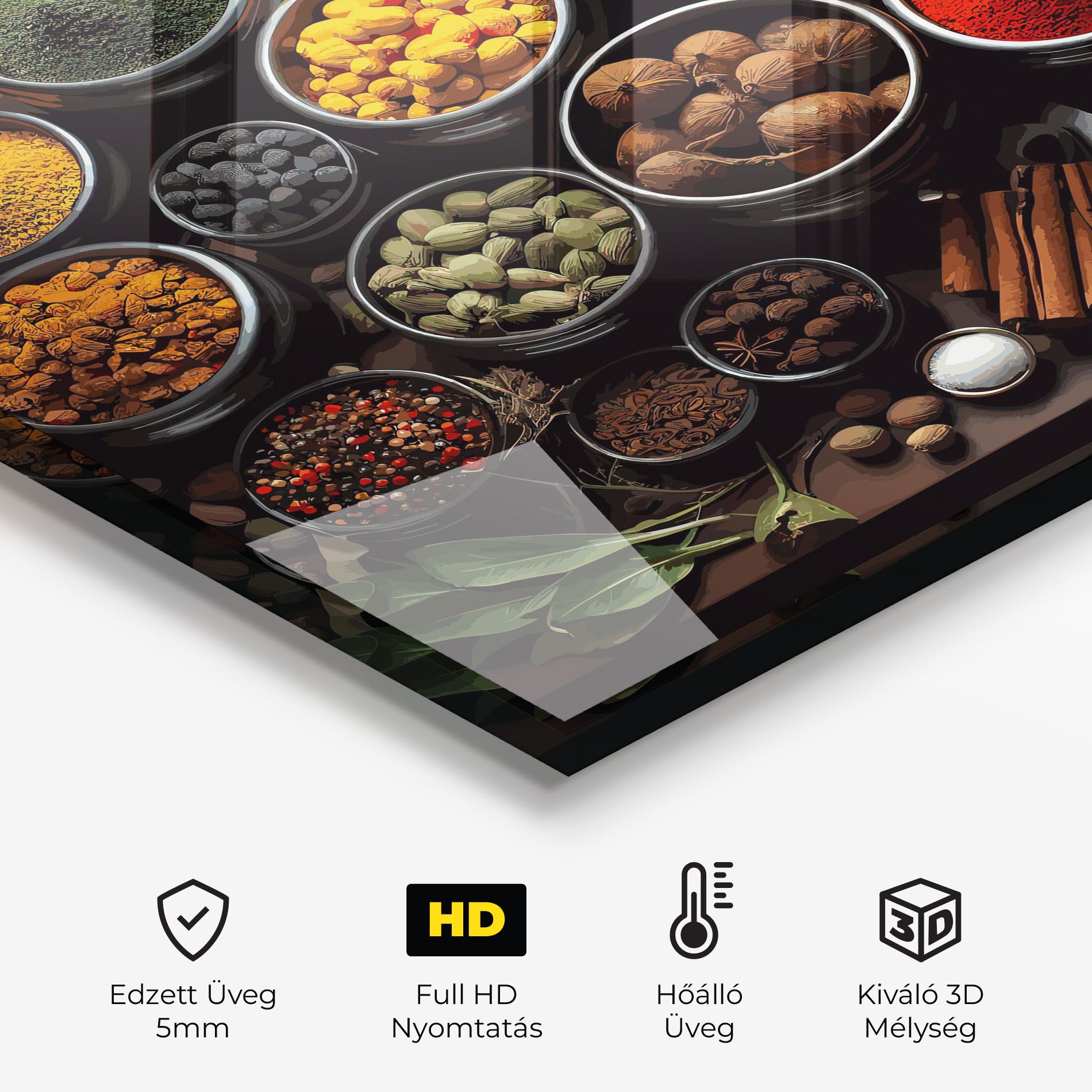 Colorful Herbs Art mockup 2