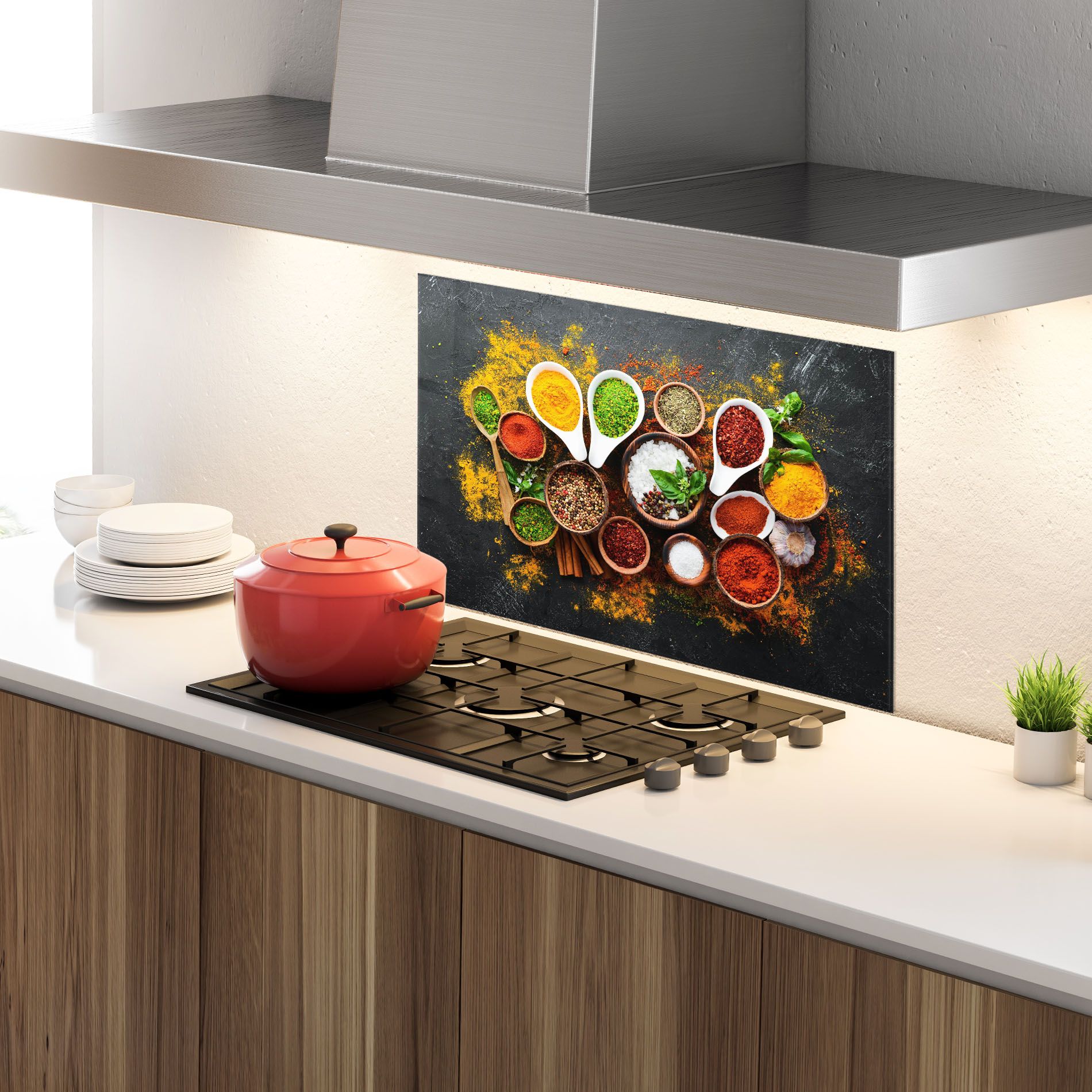 Colorful Herbs Spices mockup 4