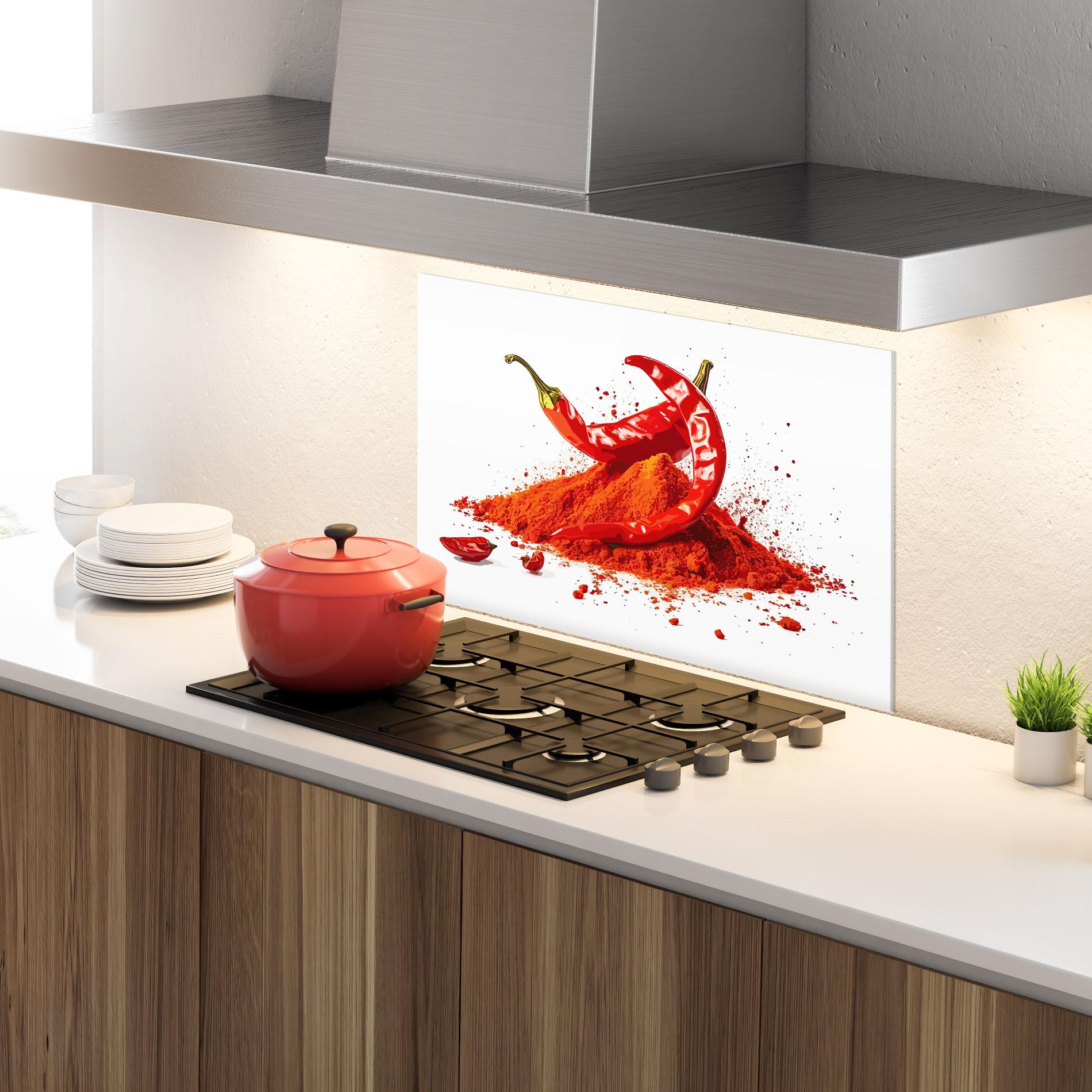 Konyhai üveg hátfal Papper Art mockup 4