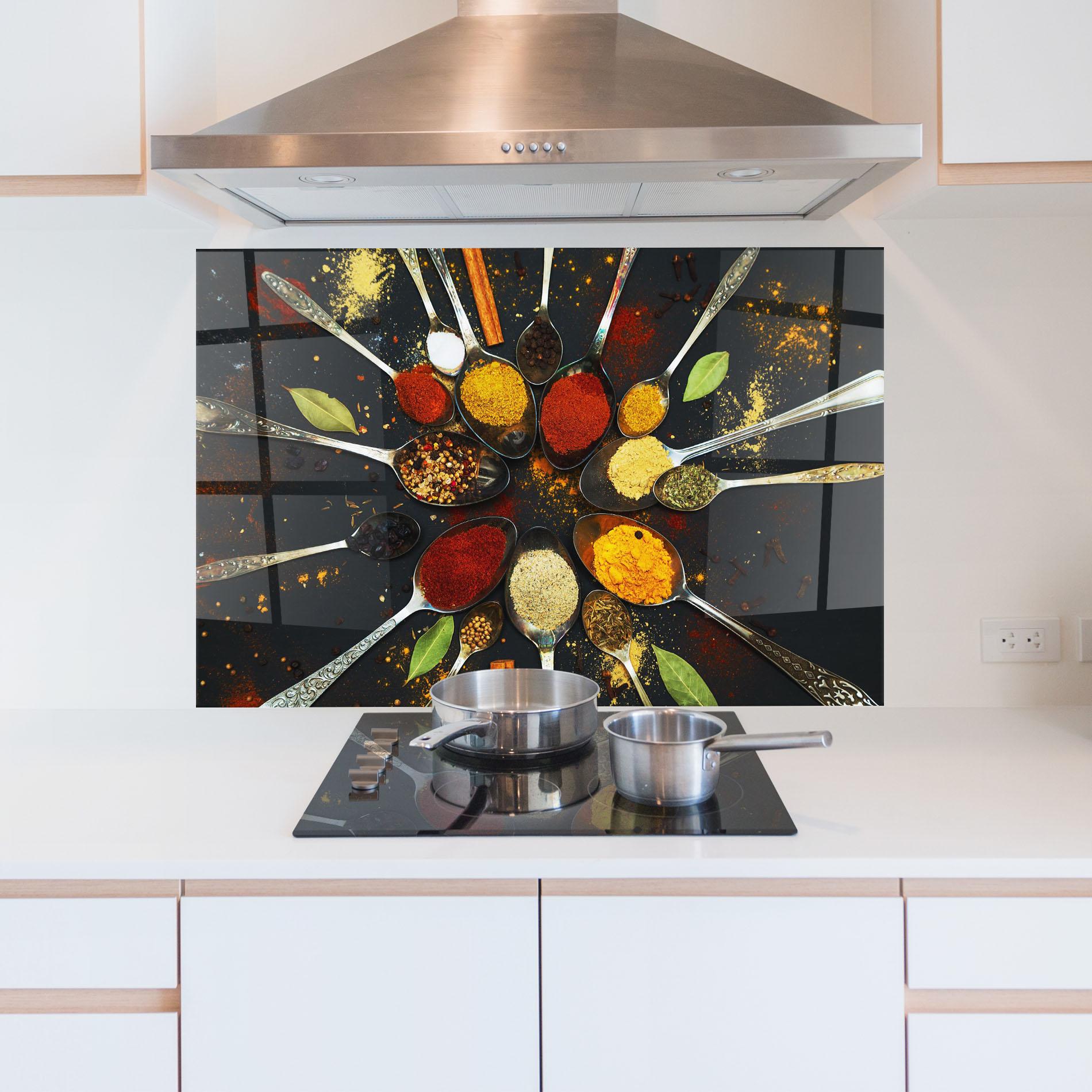 Konyhai üveg hátfal Cooking Spoons mockup 5