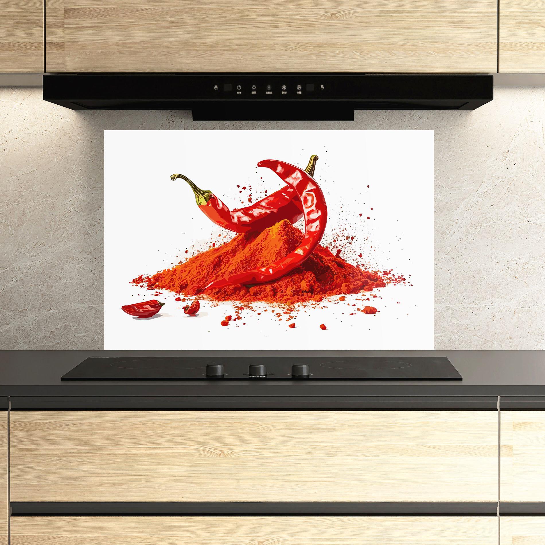 Konyhai üveg hátfal Papper Art mockup 3