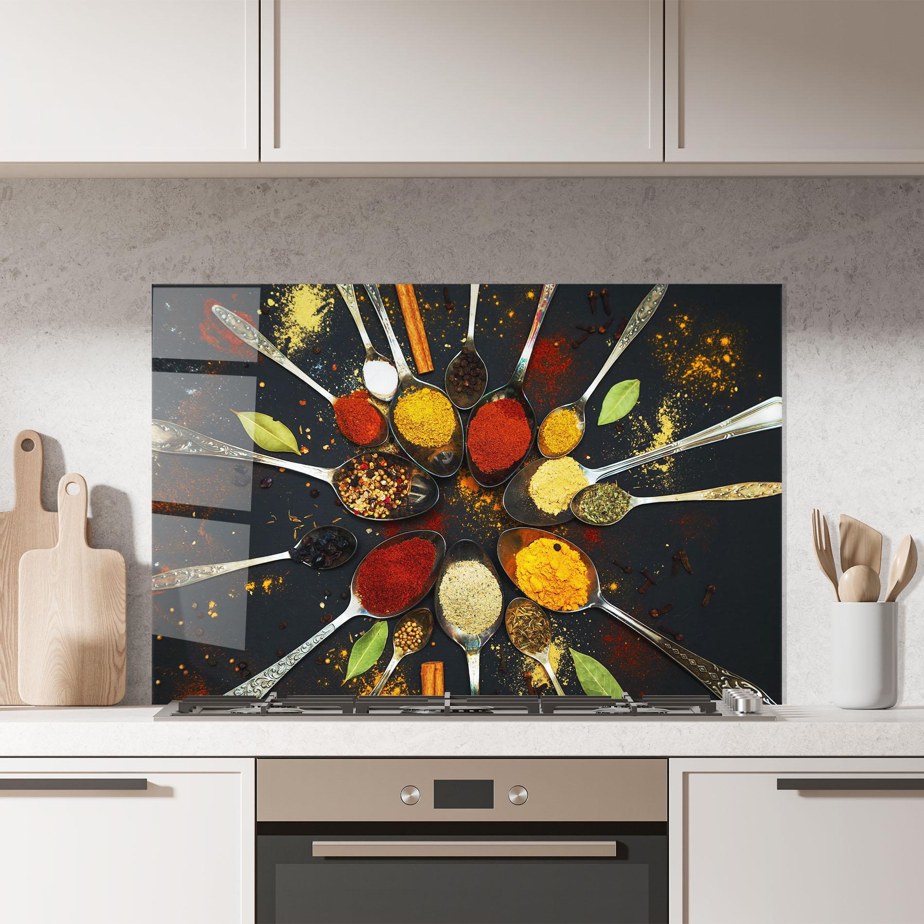 Konyhai üveg hátfal Cooking Spoons mockup 7