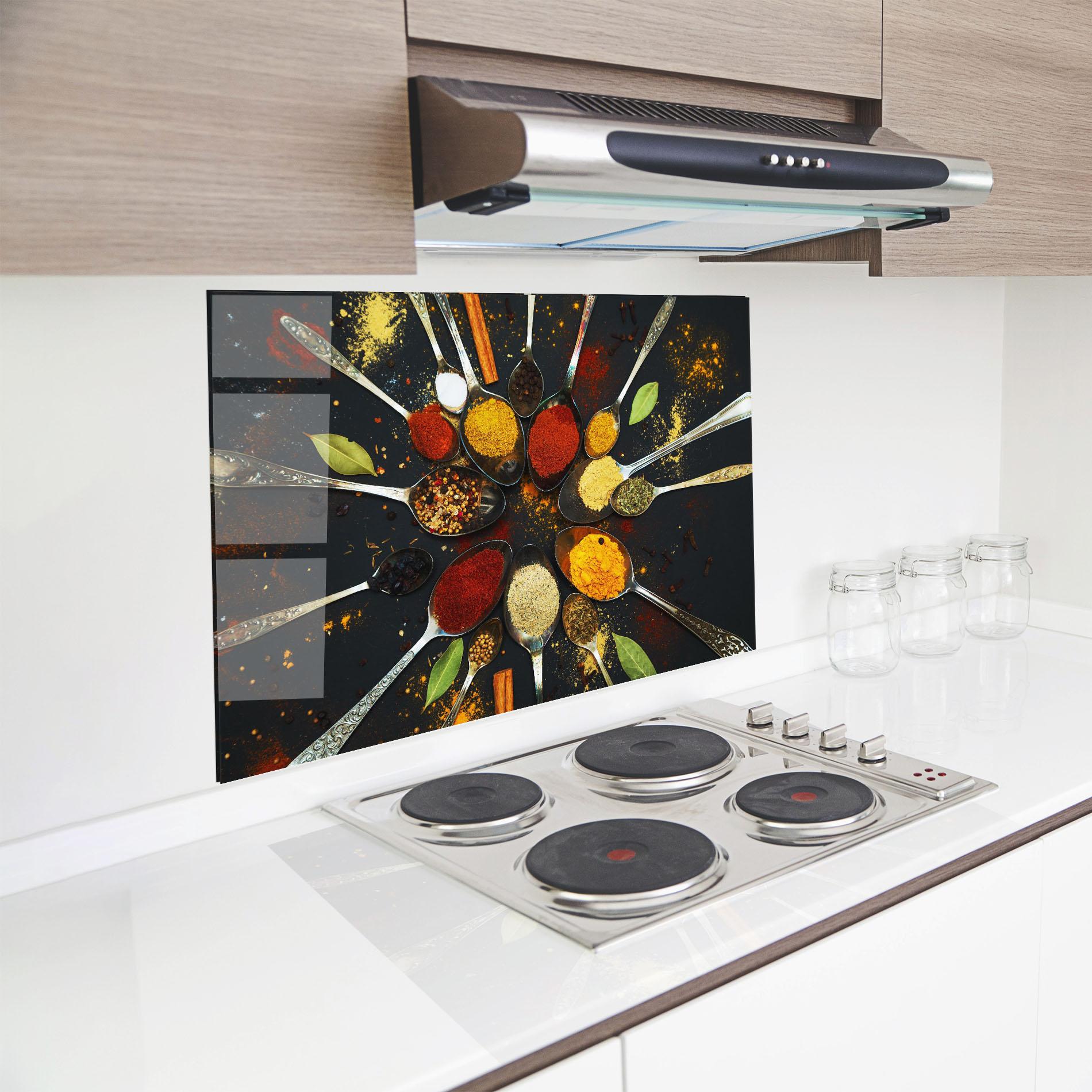 Konyhai üveg hátfal Cooking Spoons mockup 8