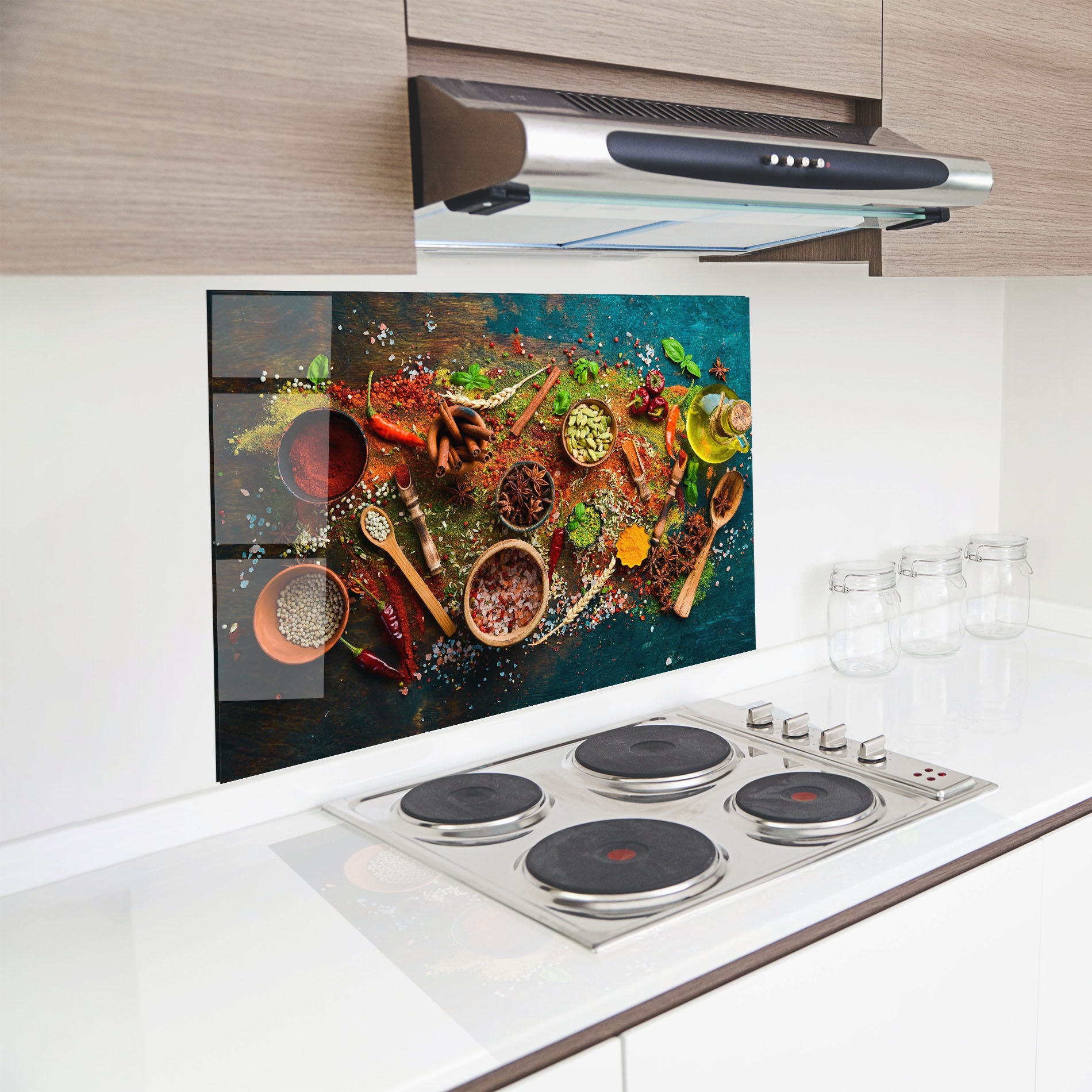 Konyhai Üveg Hátfal Seasonings Mix