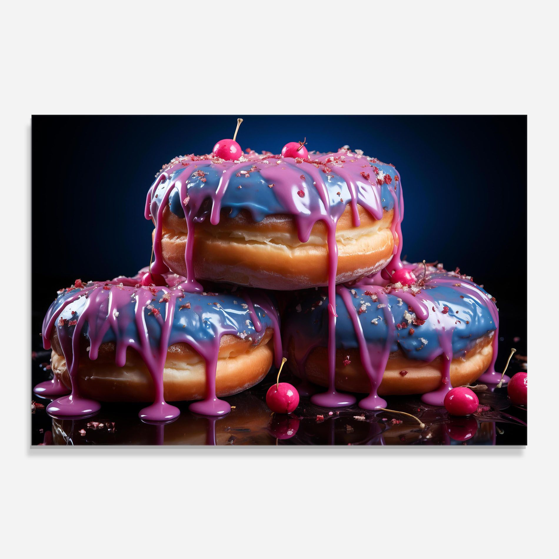 Blue Pink Donuts mockup 0