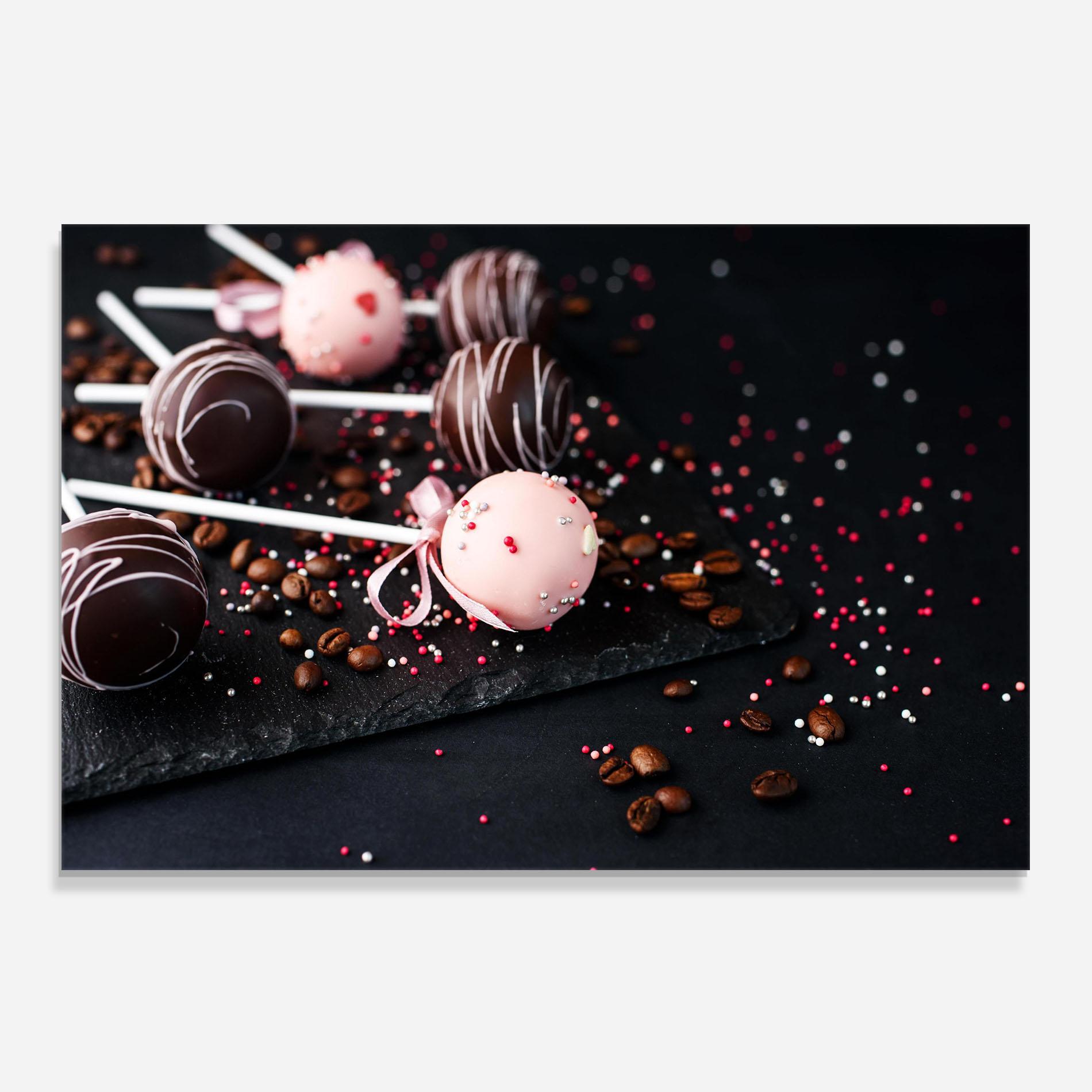 Konyhai üveg hátfal Chocolate Dessert mockup 0