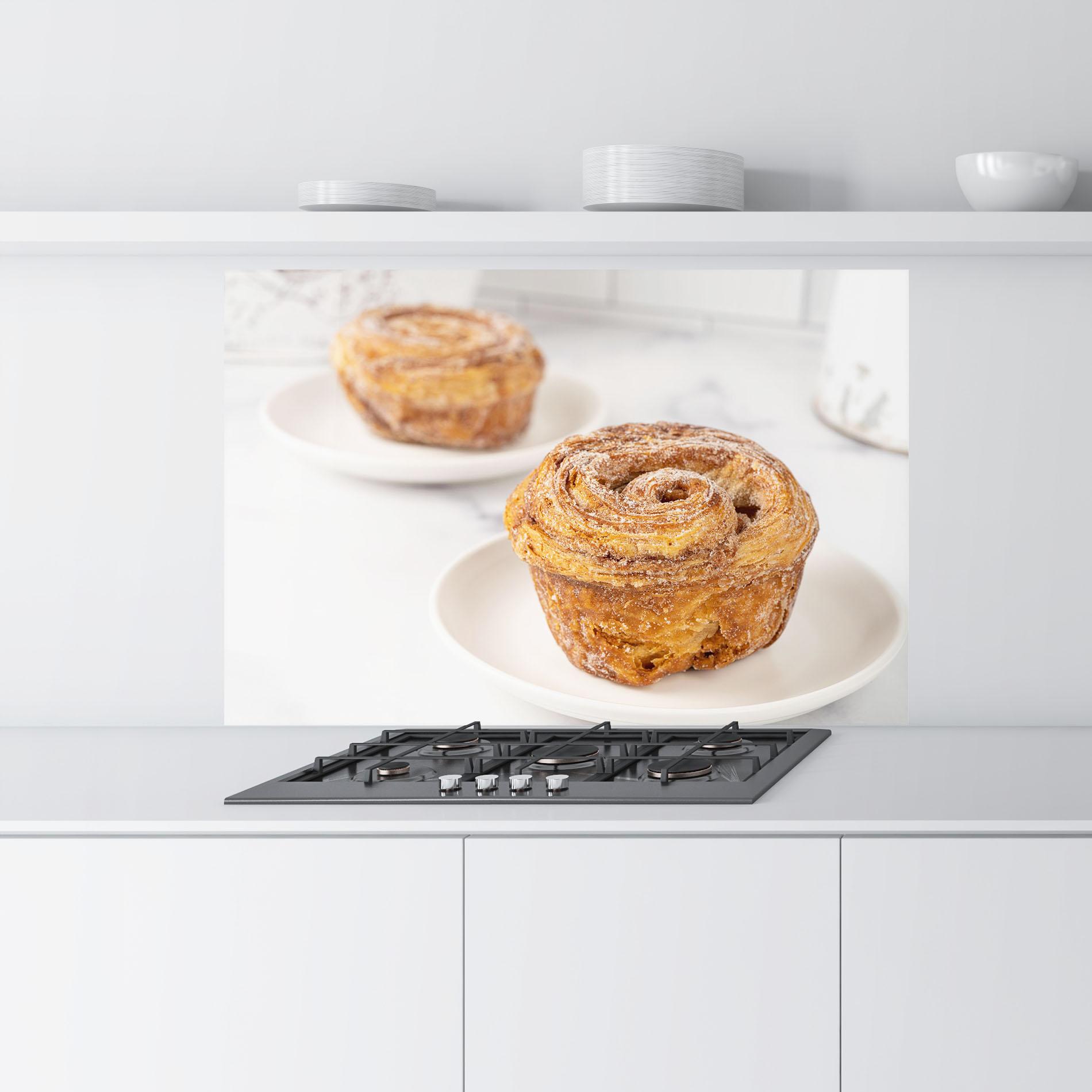 Konyhai üveg hátfal Cinnamon Roll mockup 9
