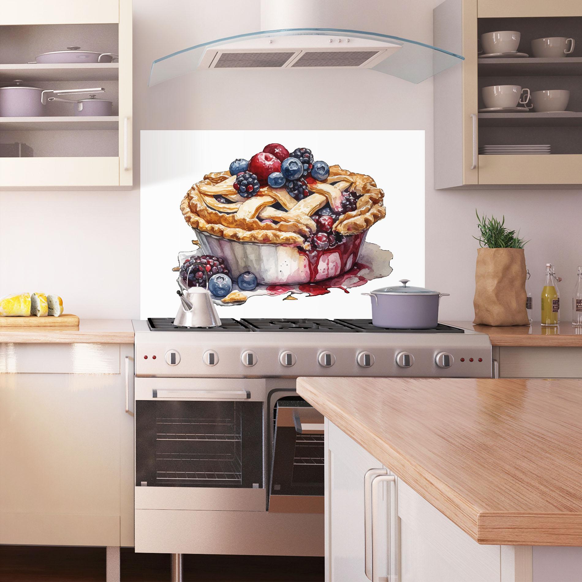 Konyhai üveg hátfal Dessert Art mockup 1