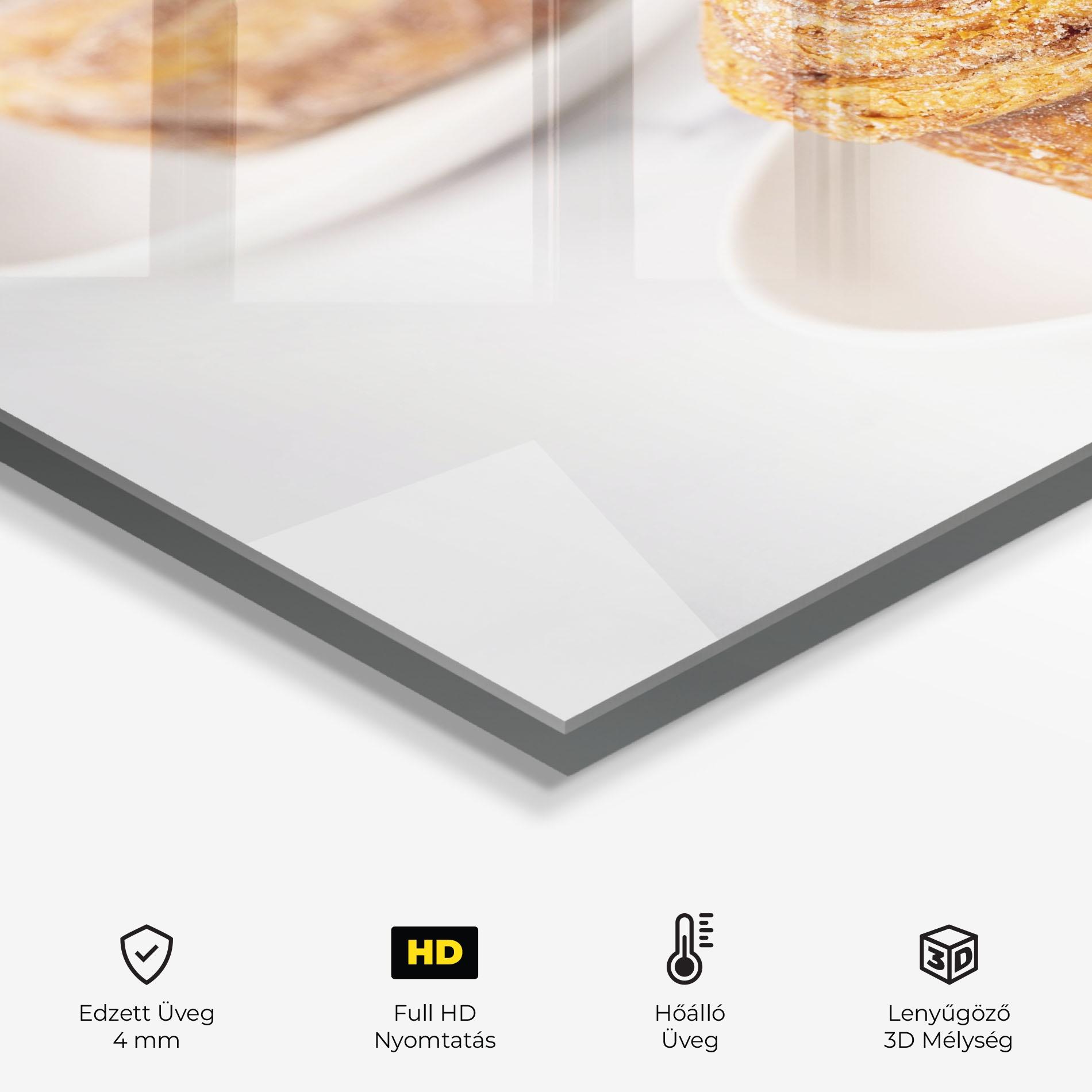 Konyhai üveg hátfal Cinnamon Roll mockup 2