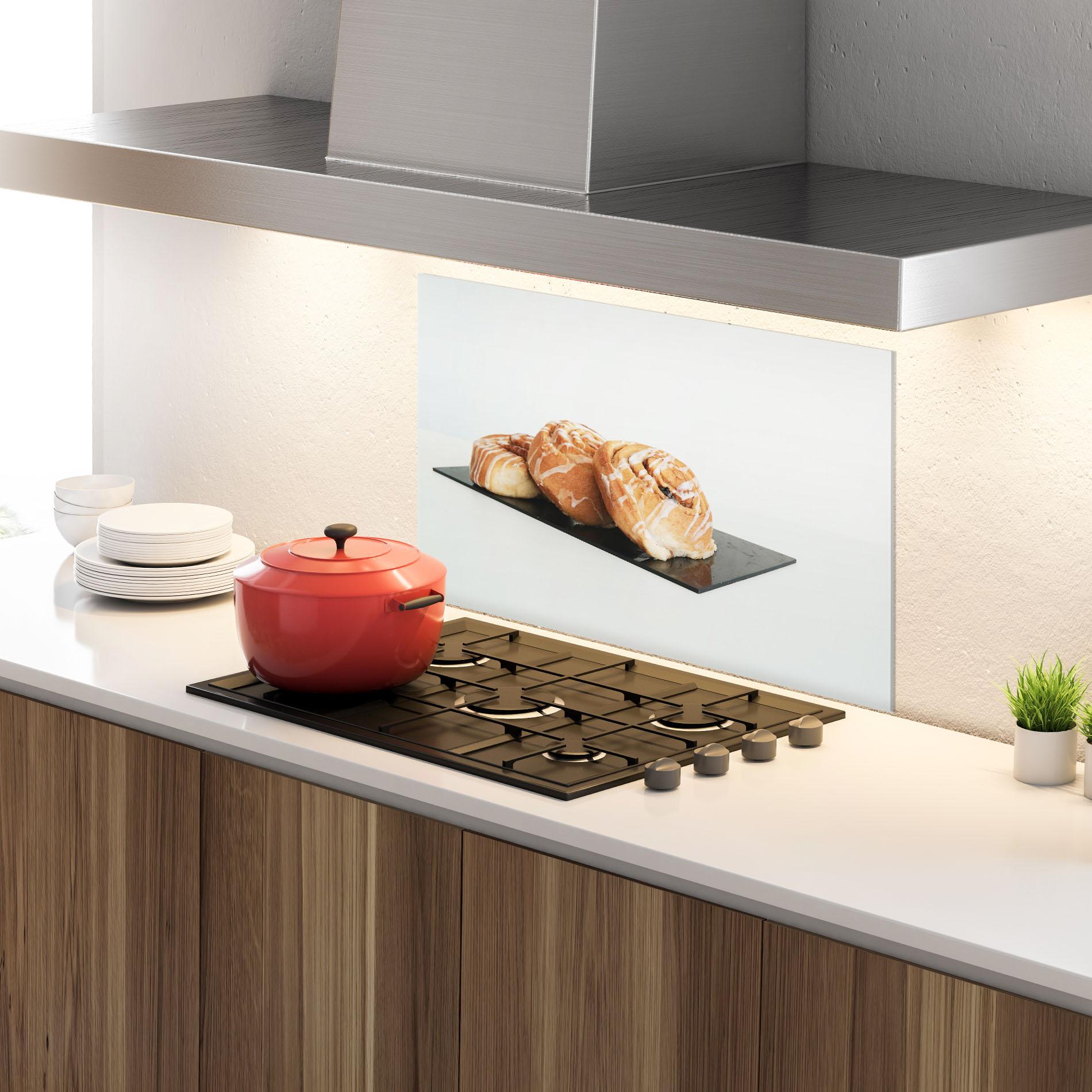 Konyhai üveg hátfal Cinnamon Rolls mockup 4