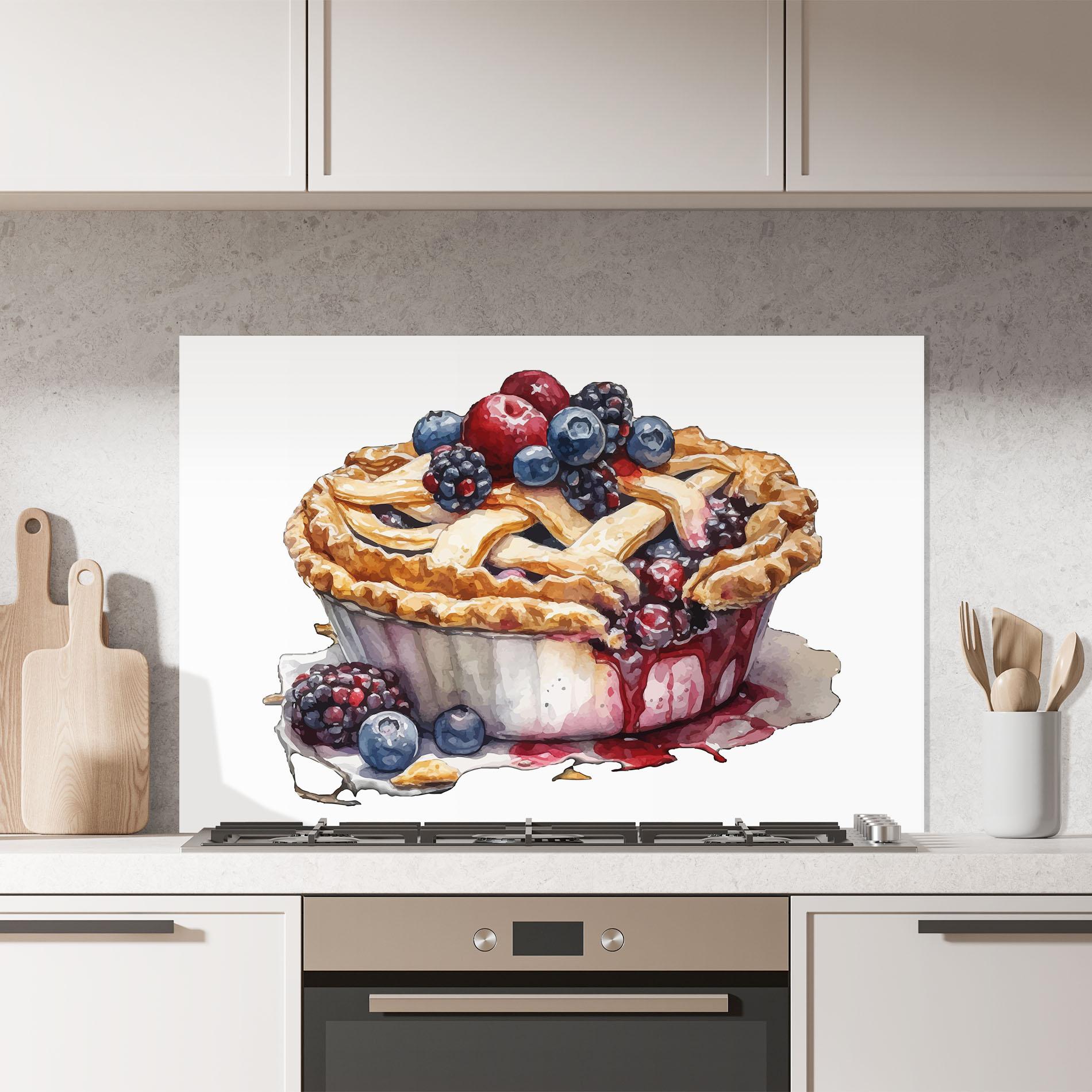 Konyhai üveg hátfal Dessert Art mockup 7