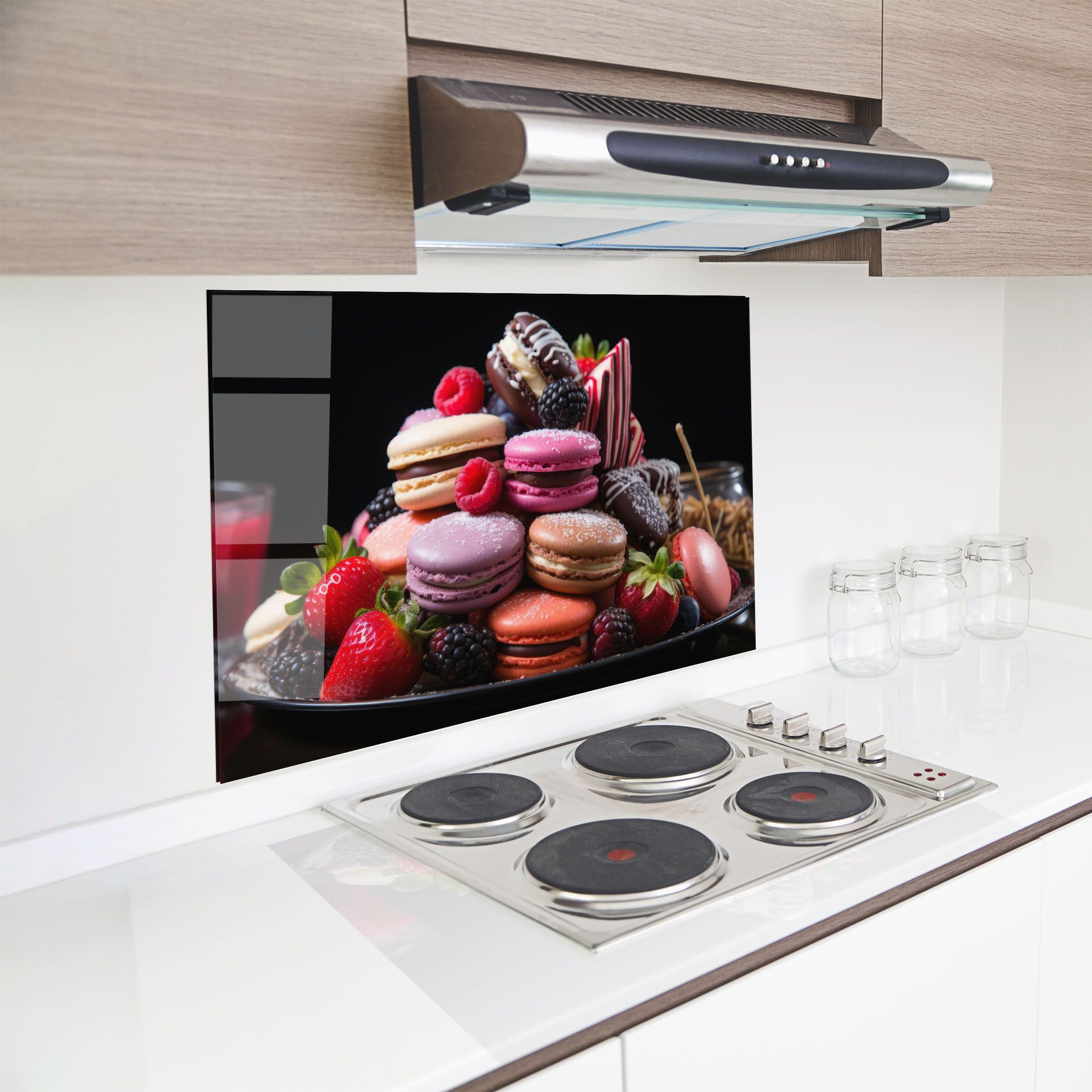 Berries Macarons mockup 8