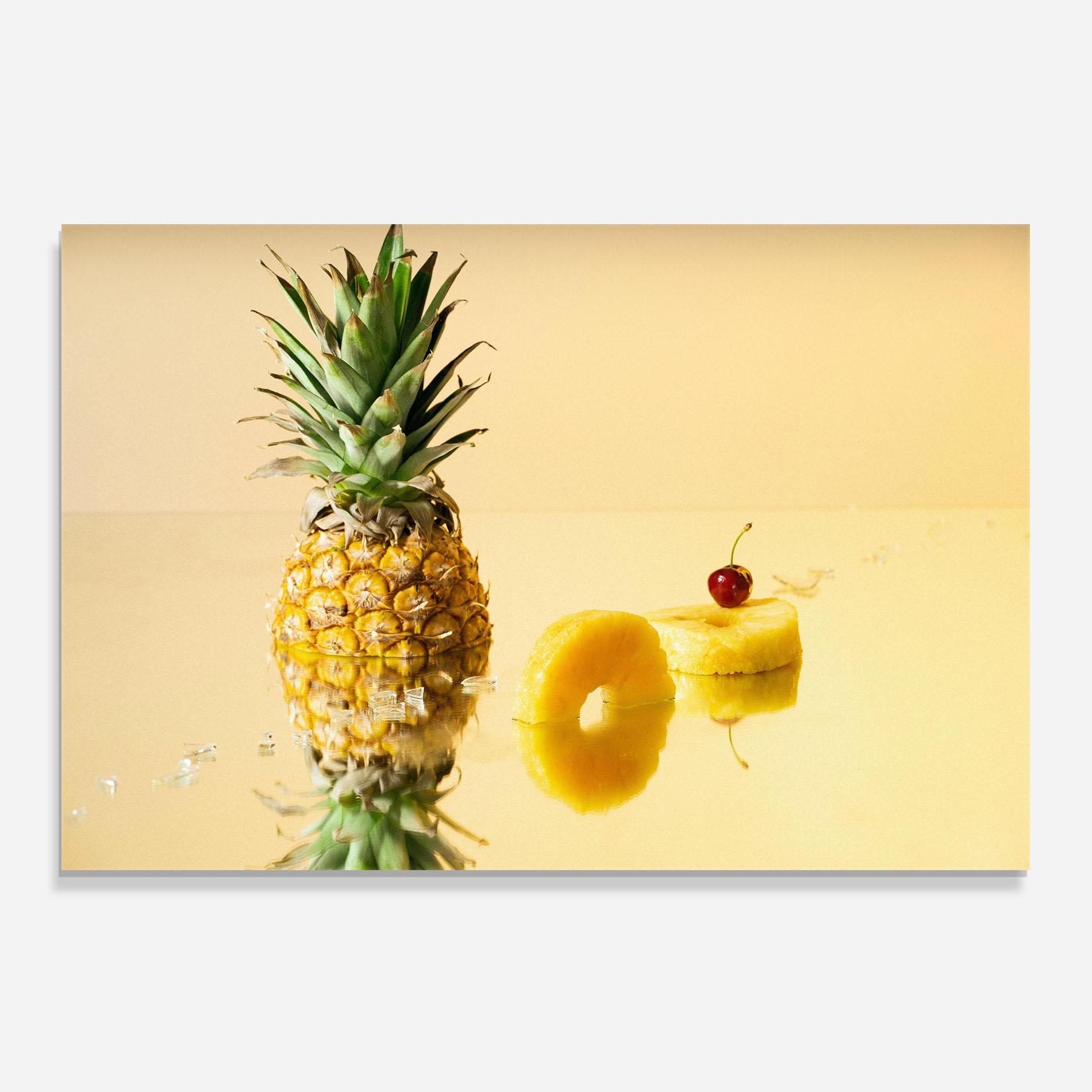 Konyhai üveg hátfal Cut Pineapple mockup 0