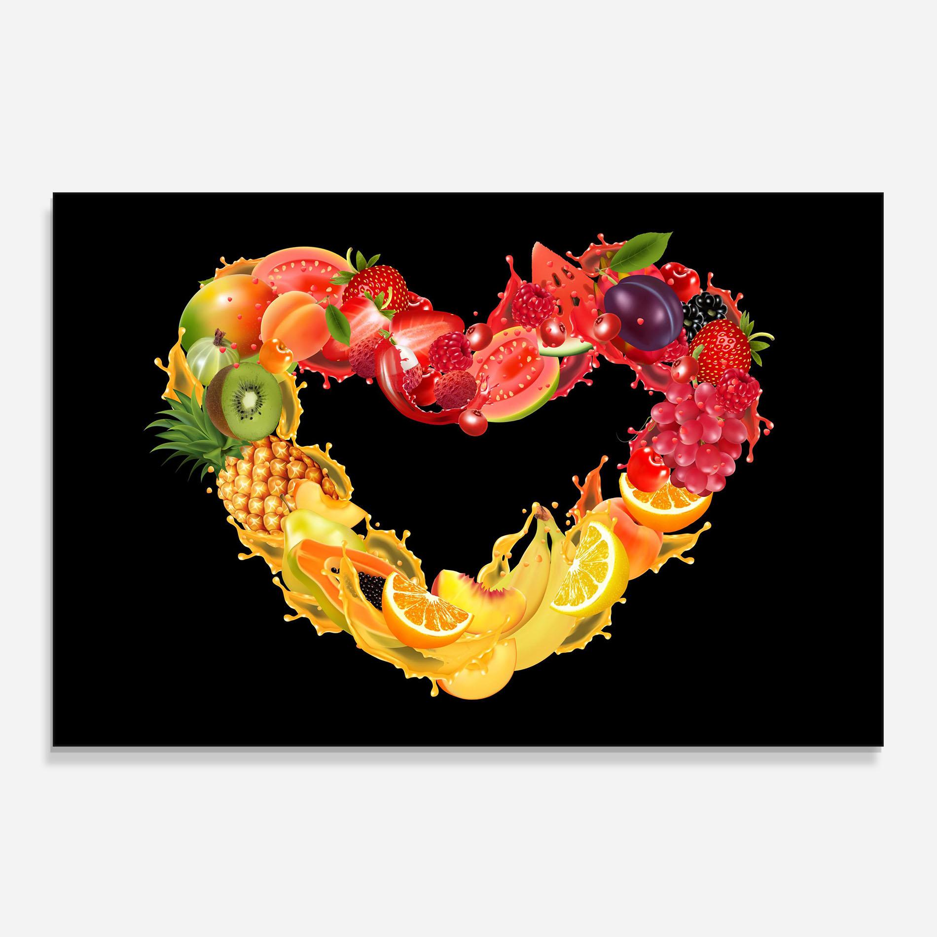 Konyhai üveg hátfal Juice Frame mockup 0