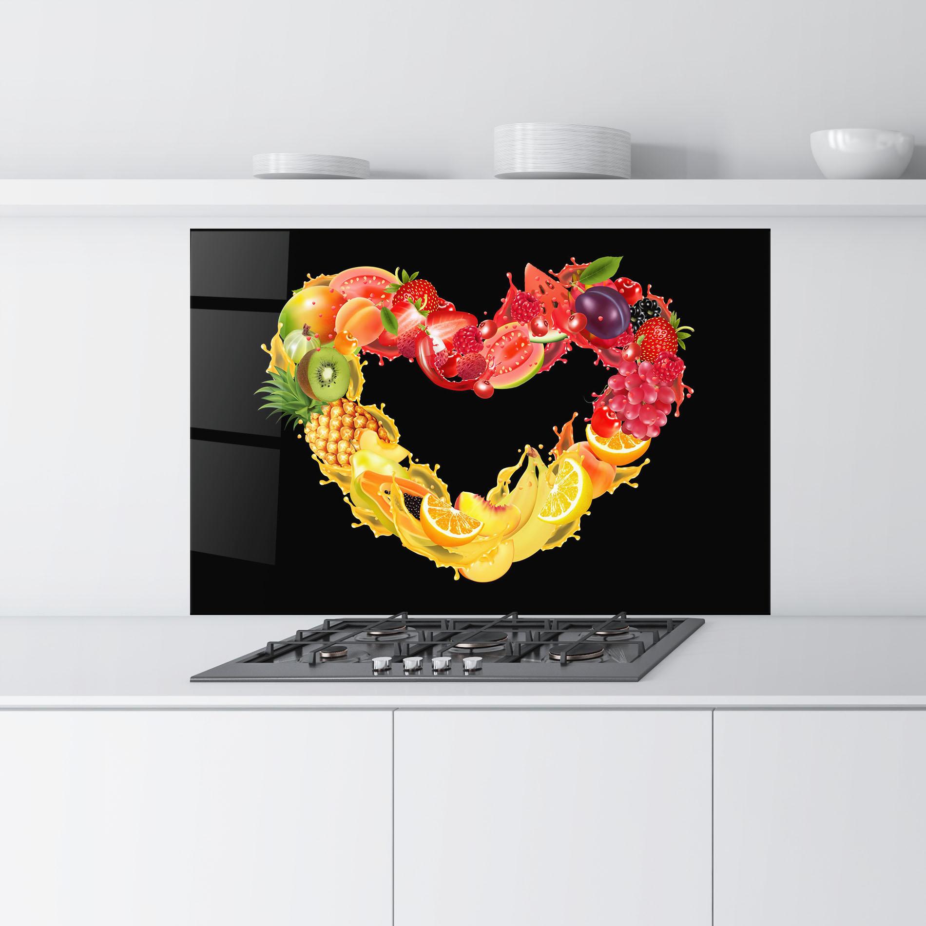 Konyhai üveg hátfal Juice Frame mockup 9