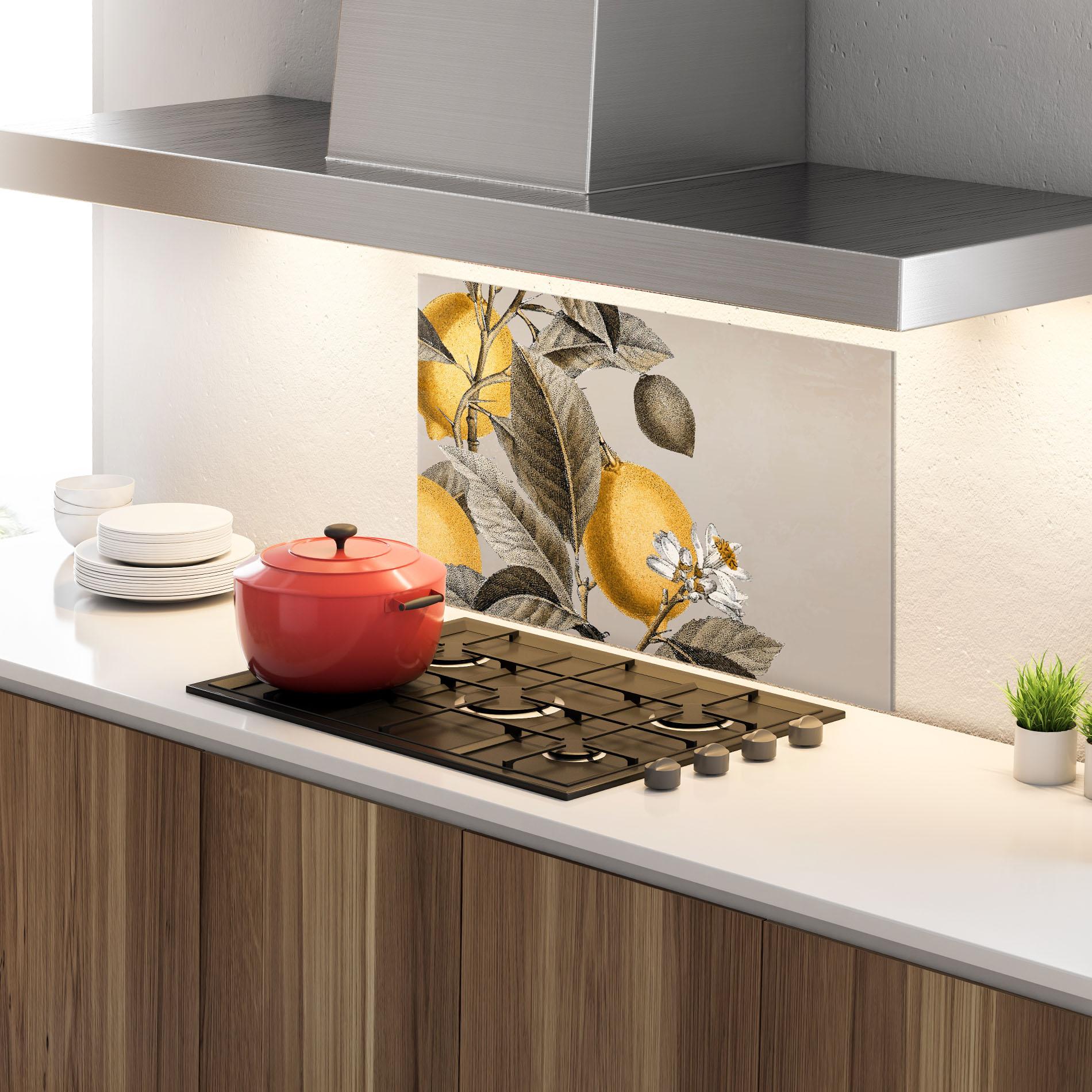 Konyhai üveg hátfal Lime Tree mockup 4