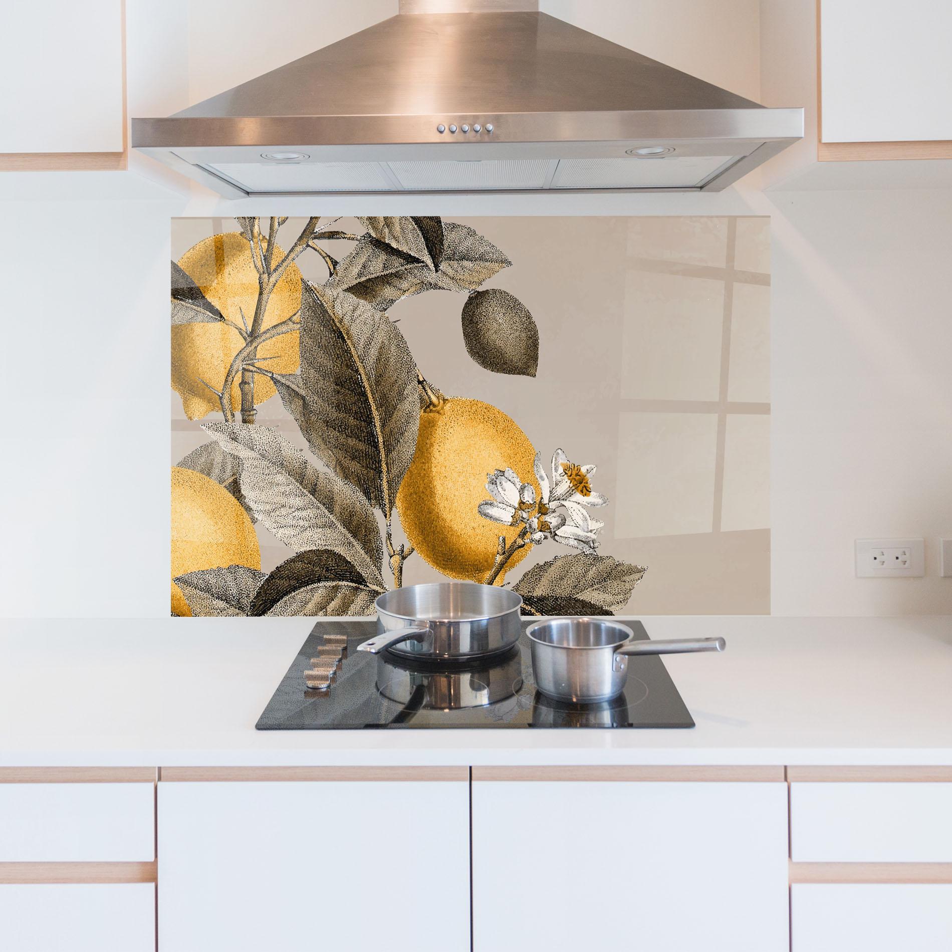 Konyhai üveg hátfal Lime Tree mockup 5