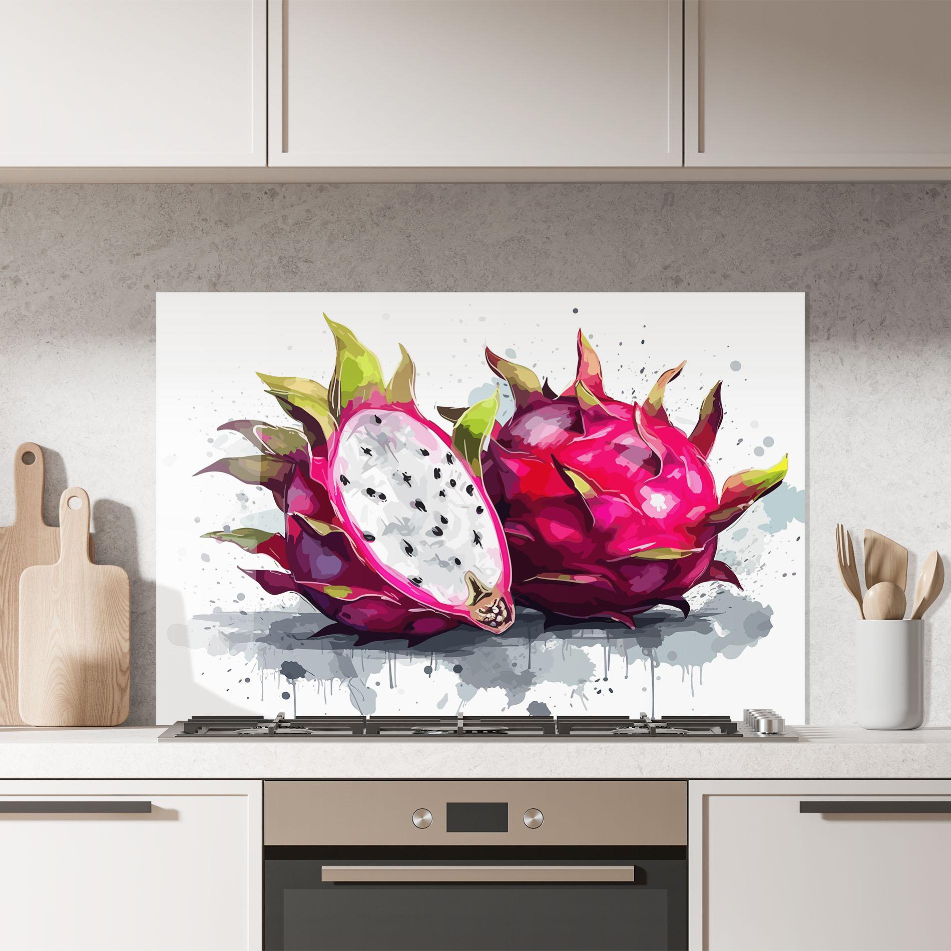 Konyhai üveg hátfal Pink Pitaya mockup 7