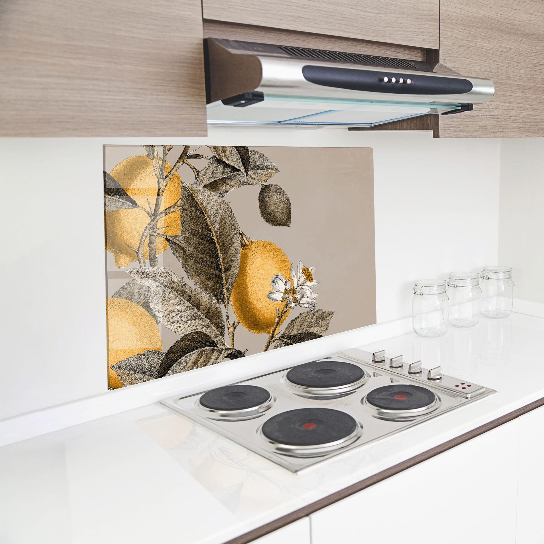 Konyhai üveg hátfal Lime Tree mockup 8