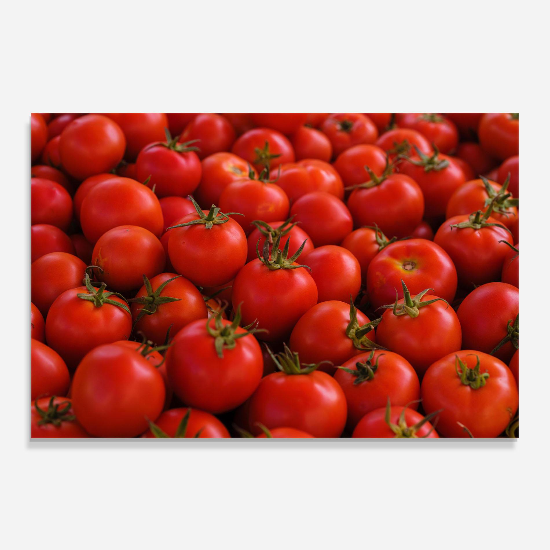 Konyhai üveg hátfal Red Tomatoes Mix mockup 0