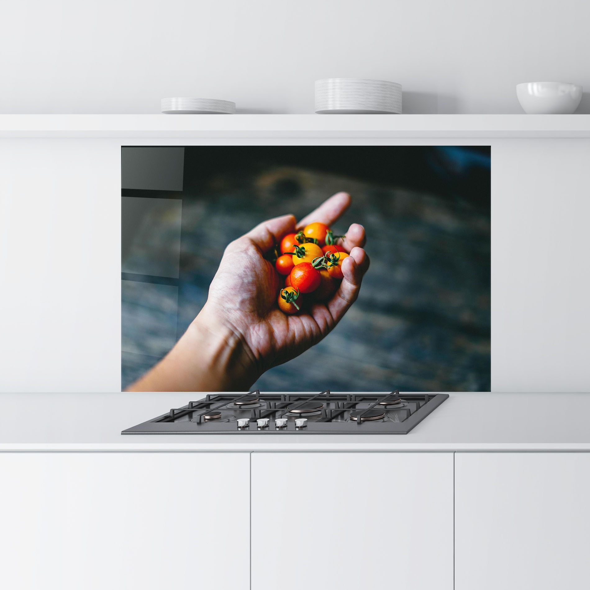 Holding Small Cherry mockup 9