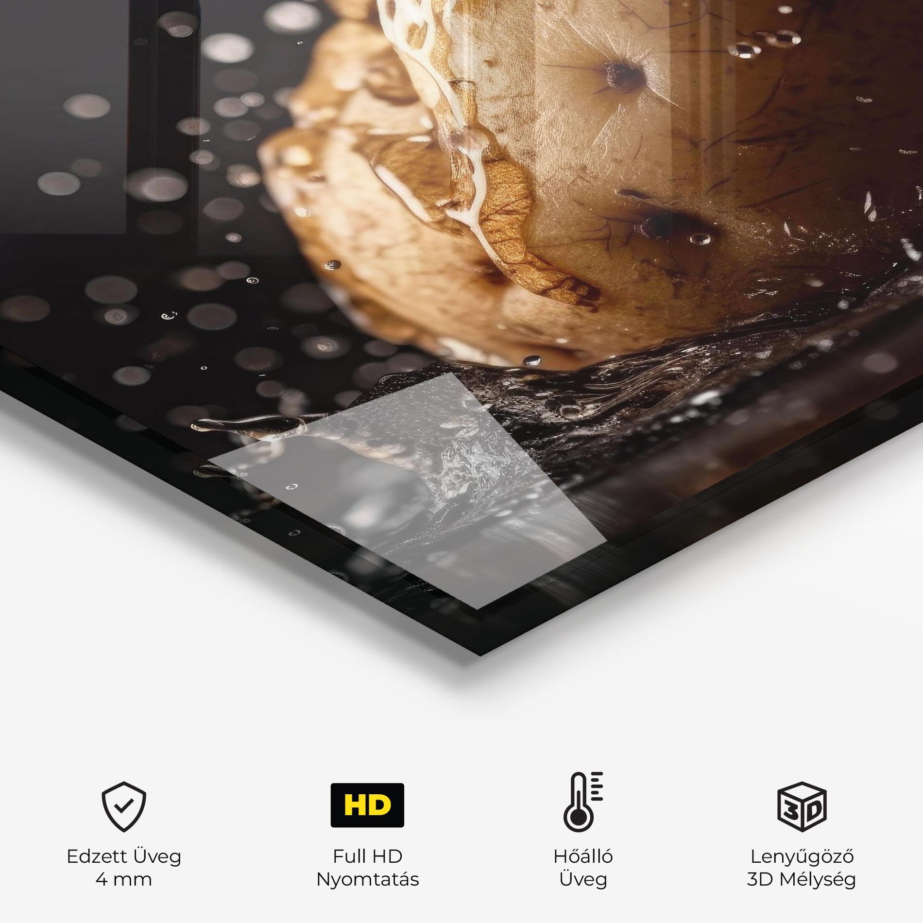 Konyhai üveg hátfal Potato Splash mockup 2