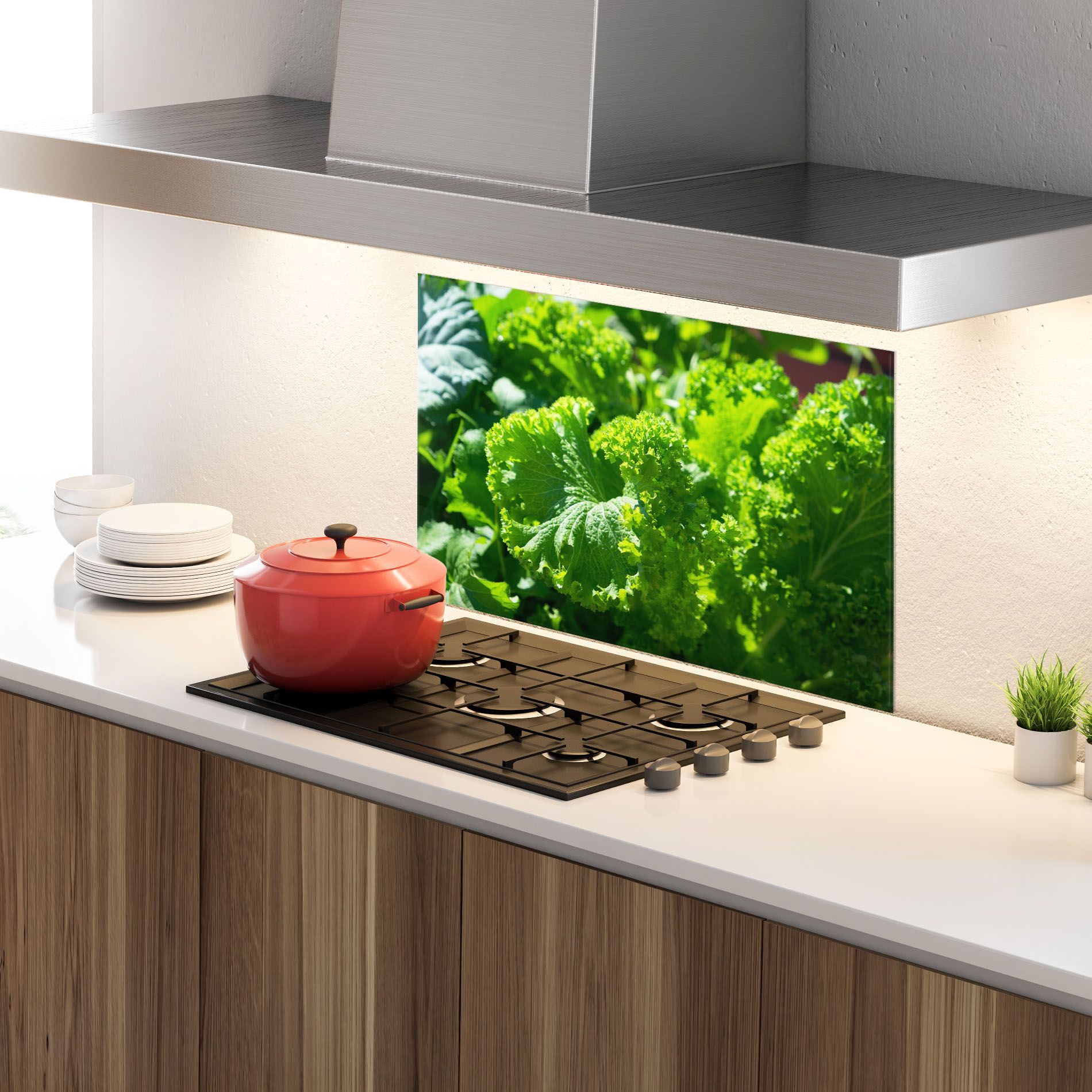 Preetty Green Lettuce mockup 4