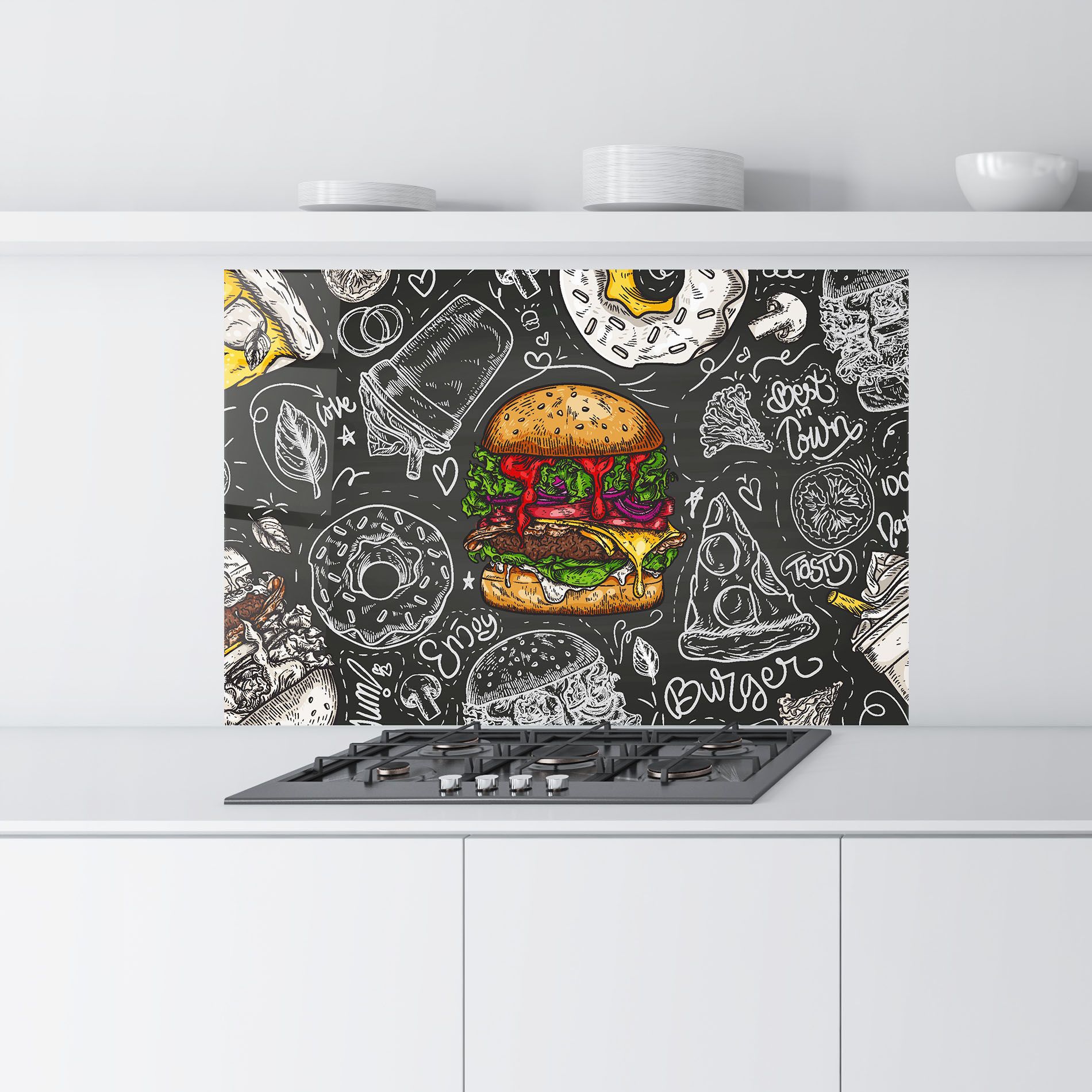 Color Mix Burger mockup 9