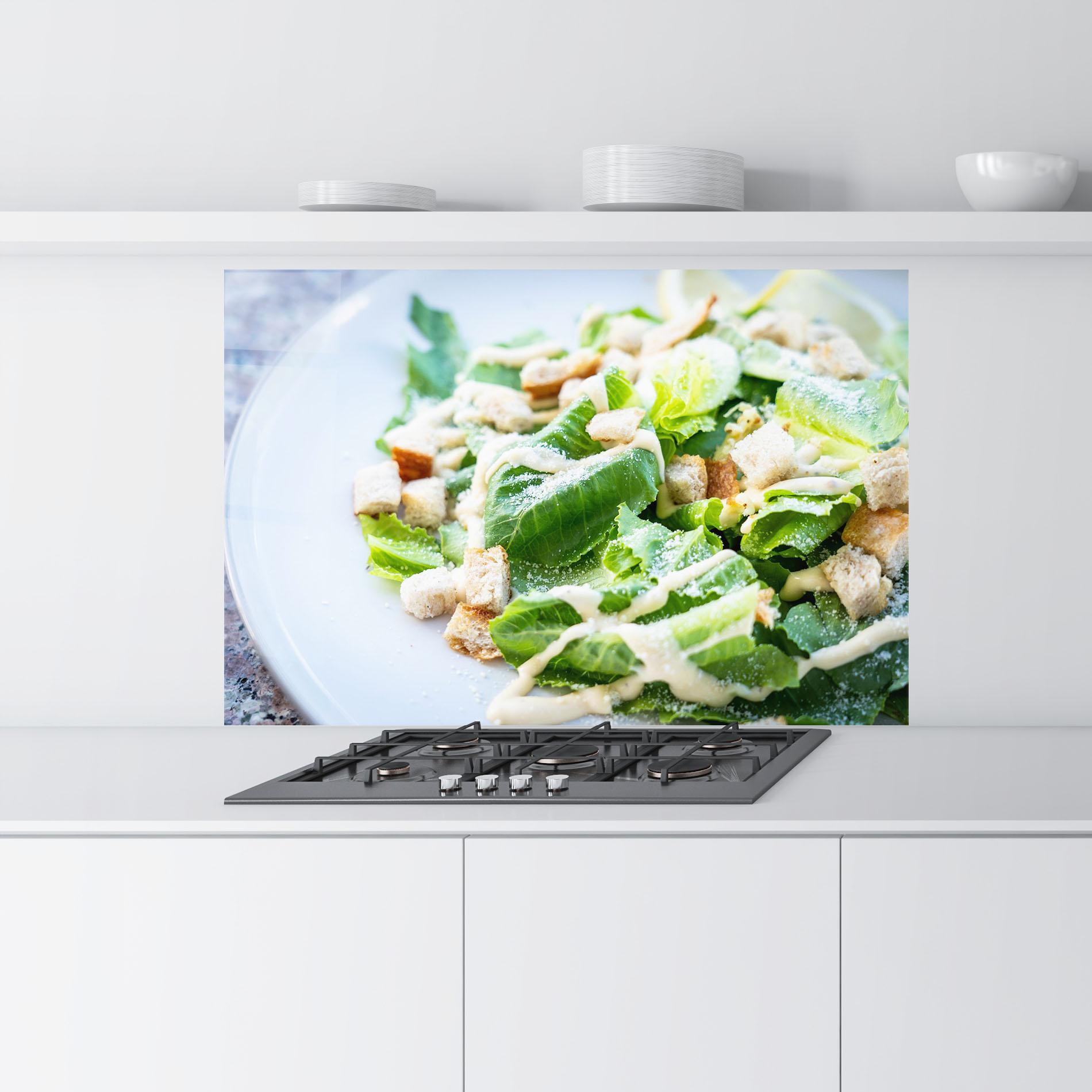 Konyhai üveg hátfal Salad mockup 9