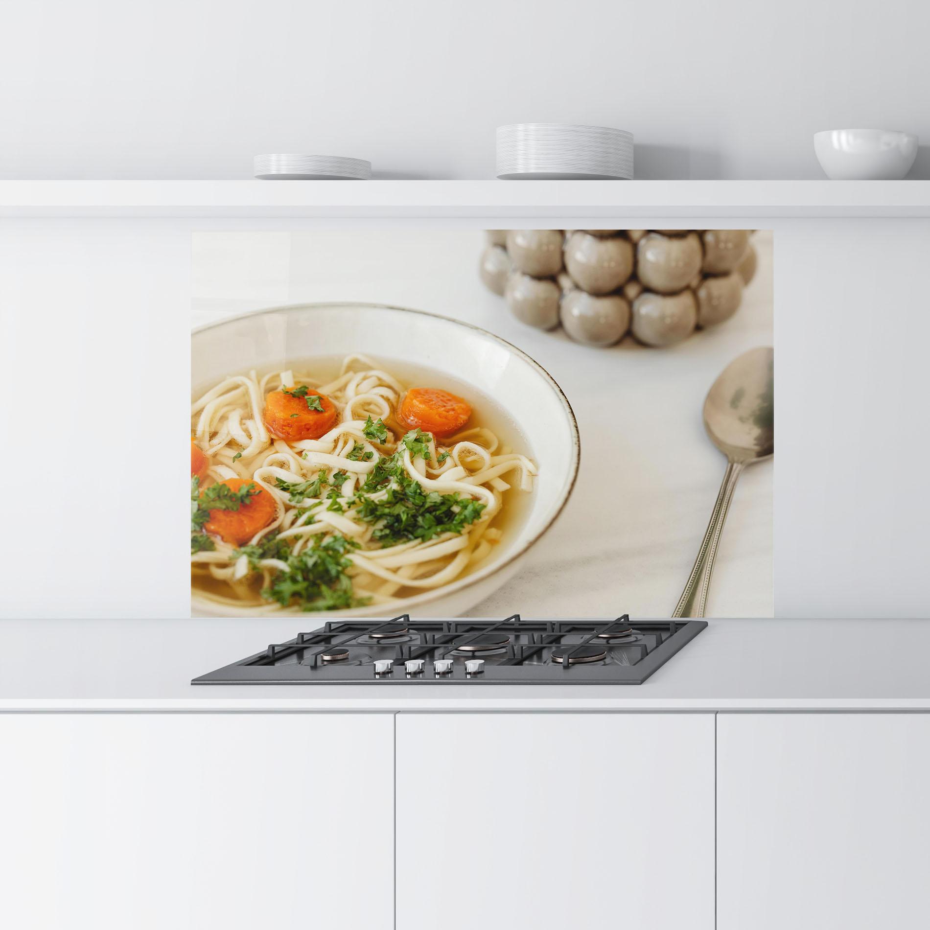 Konyhai üveg hátfal Soup mockup 9