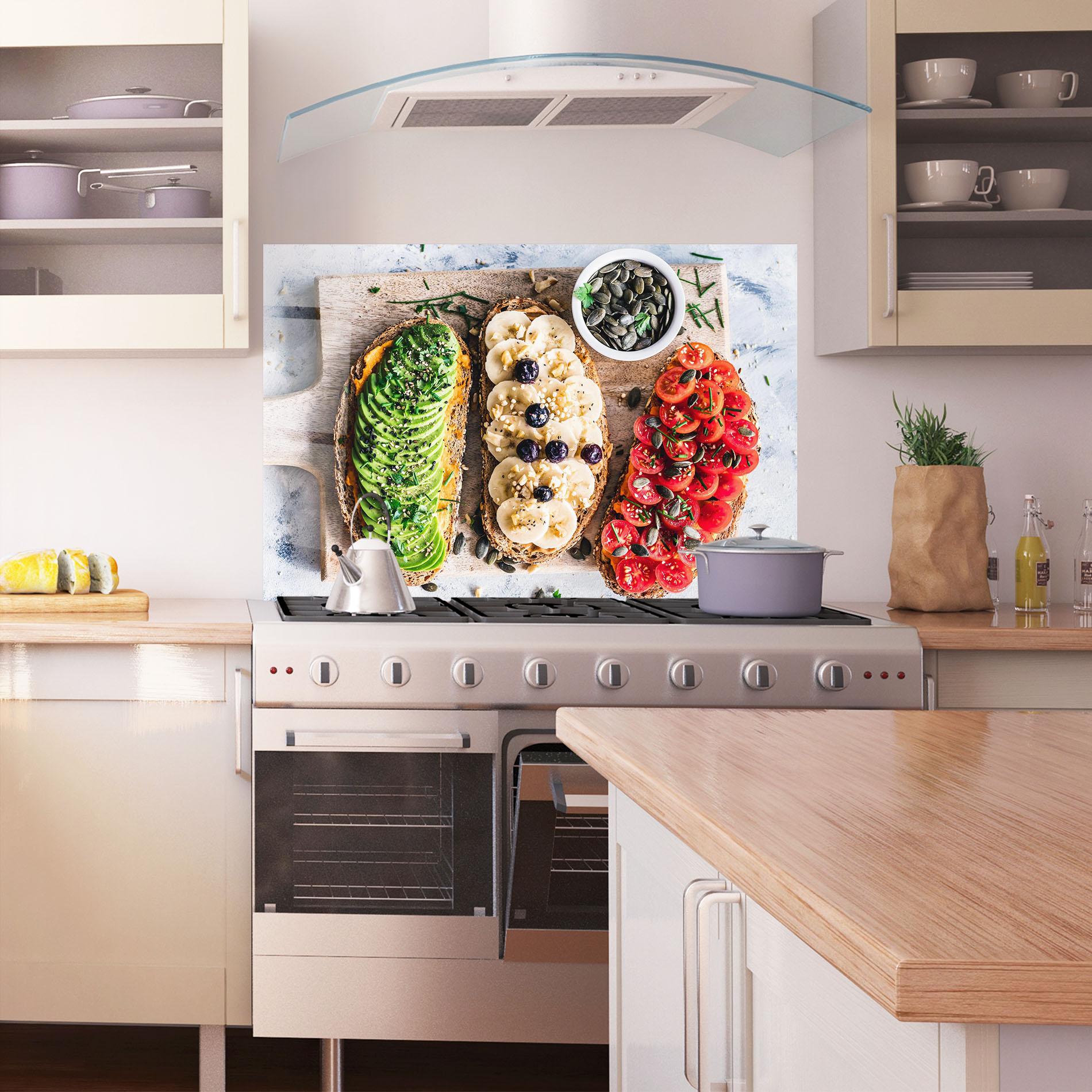 Konyhai üveg hátfal Breakfast mockup 1