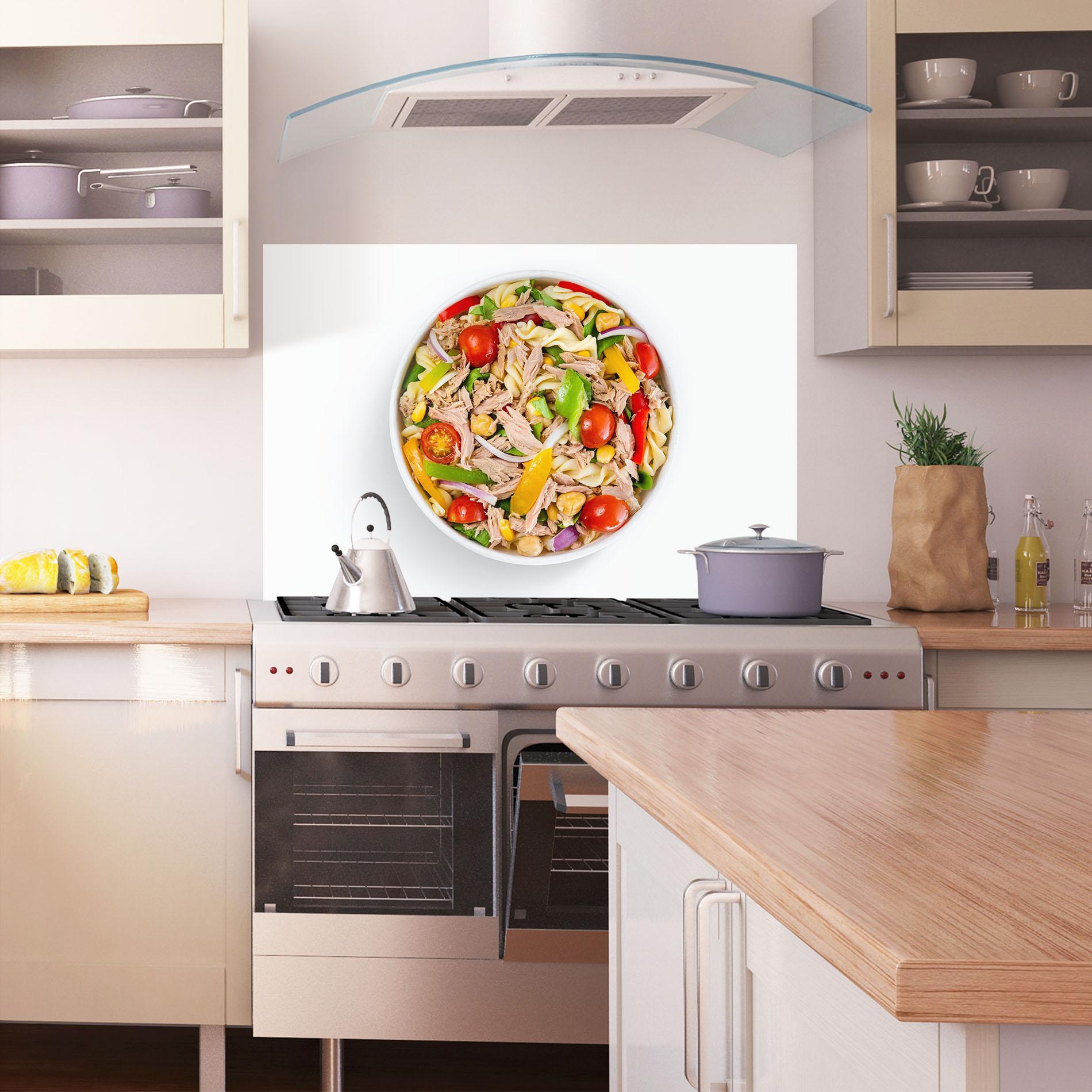Konyhai üveg hátfal Tuna Salad mockup 1
