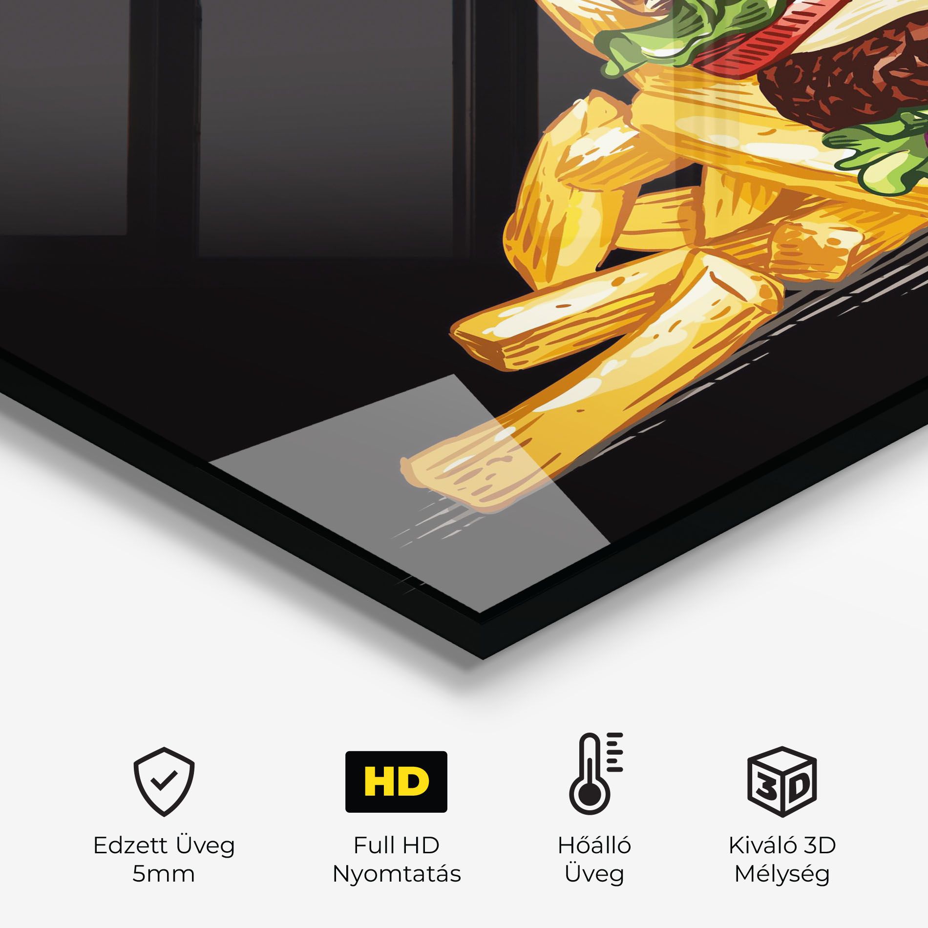 Burger Fries mockup 2