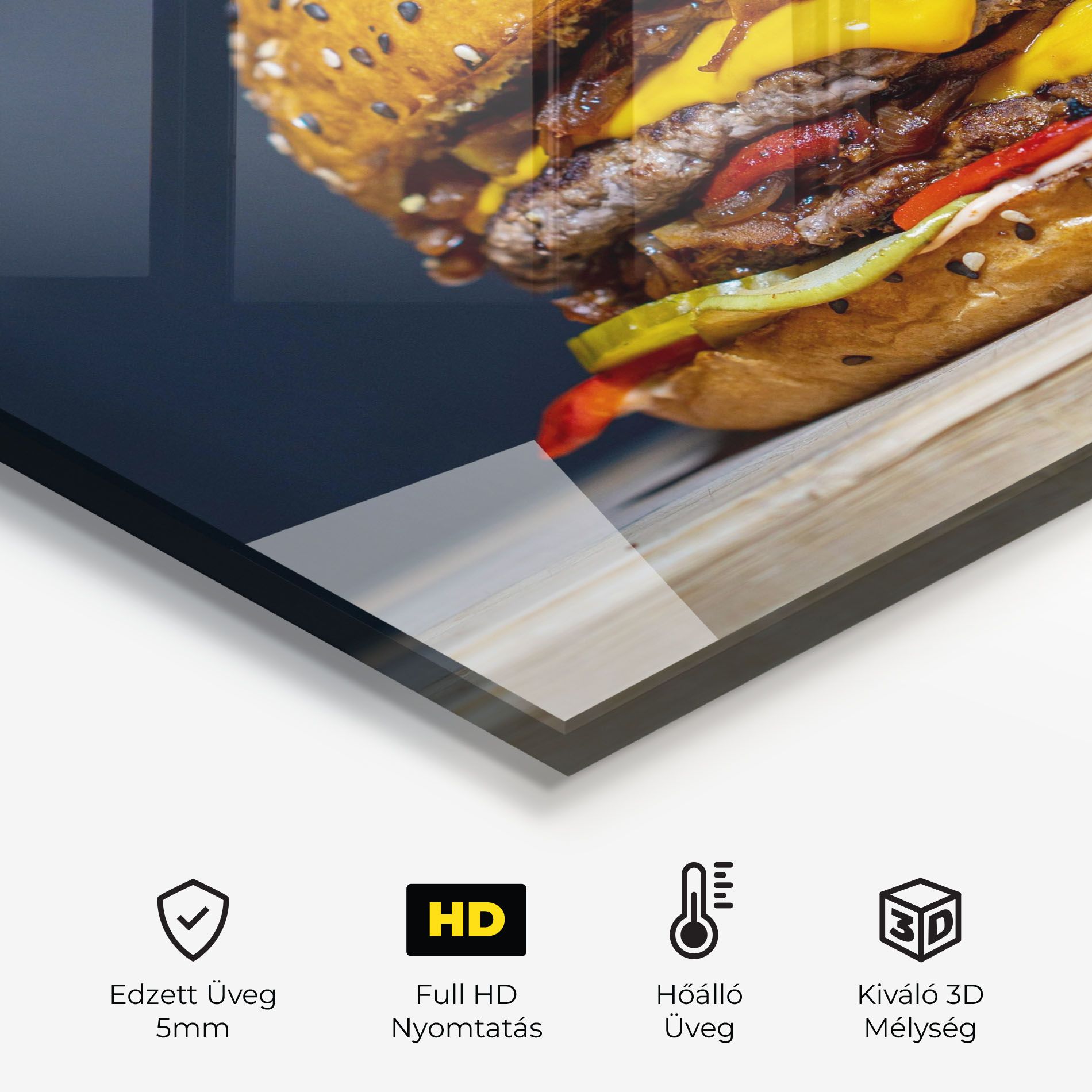 Tasty Hamburger mockup 2
