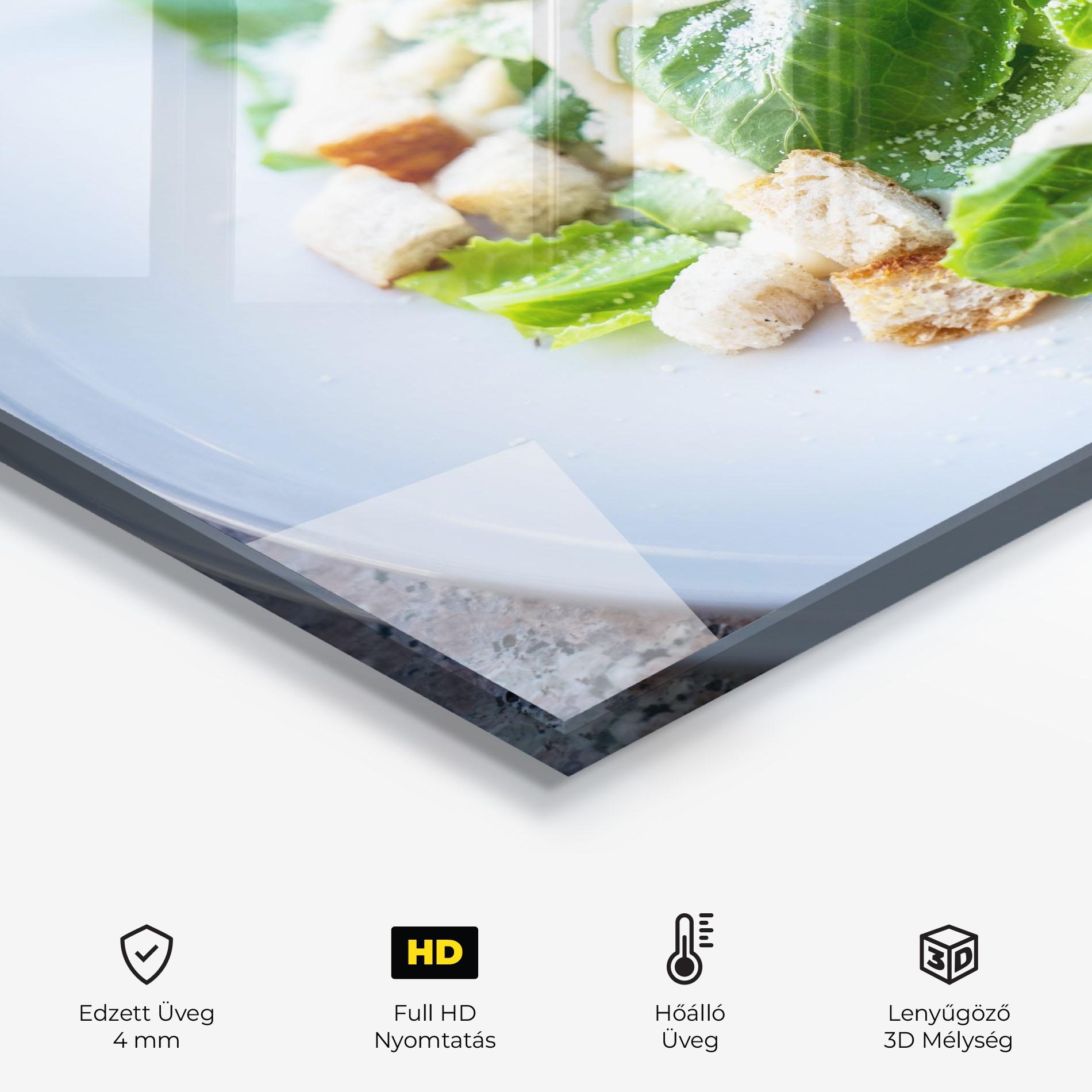 Konyhai üveg hátfal Salad mockup 2