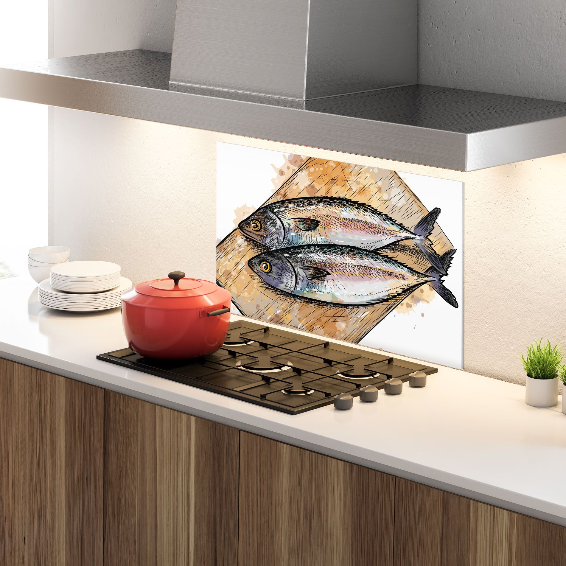 Grilled Fish mockup 4