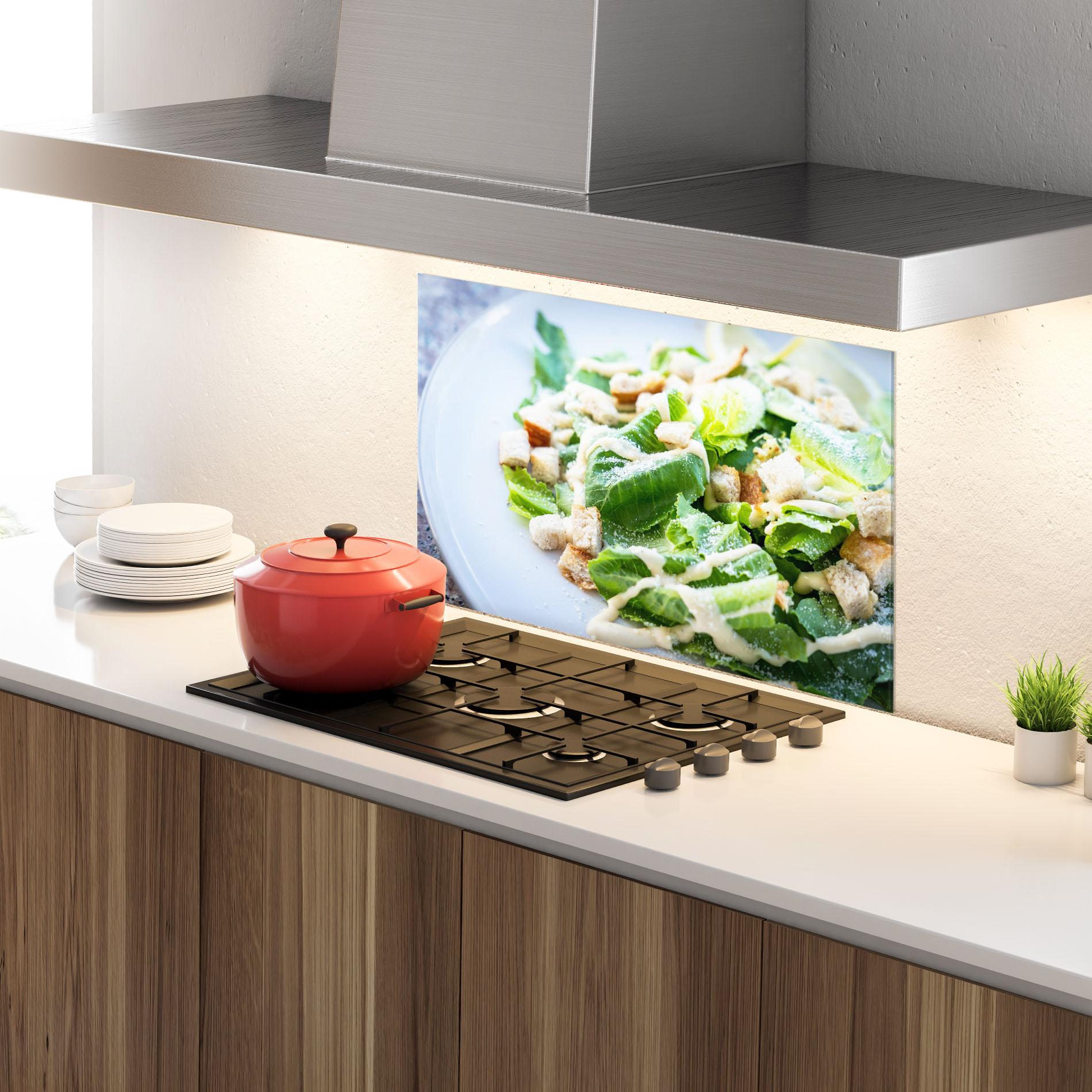 Konyhai üveg hátfal Salad mockup 4
