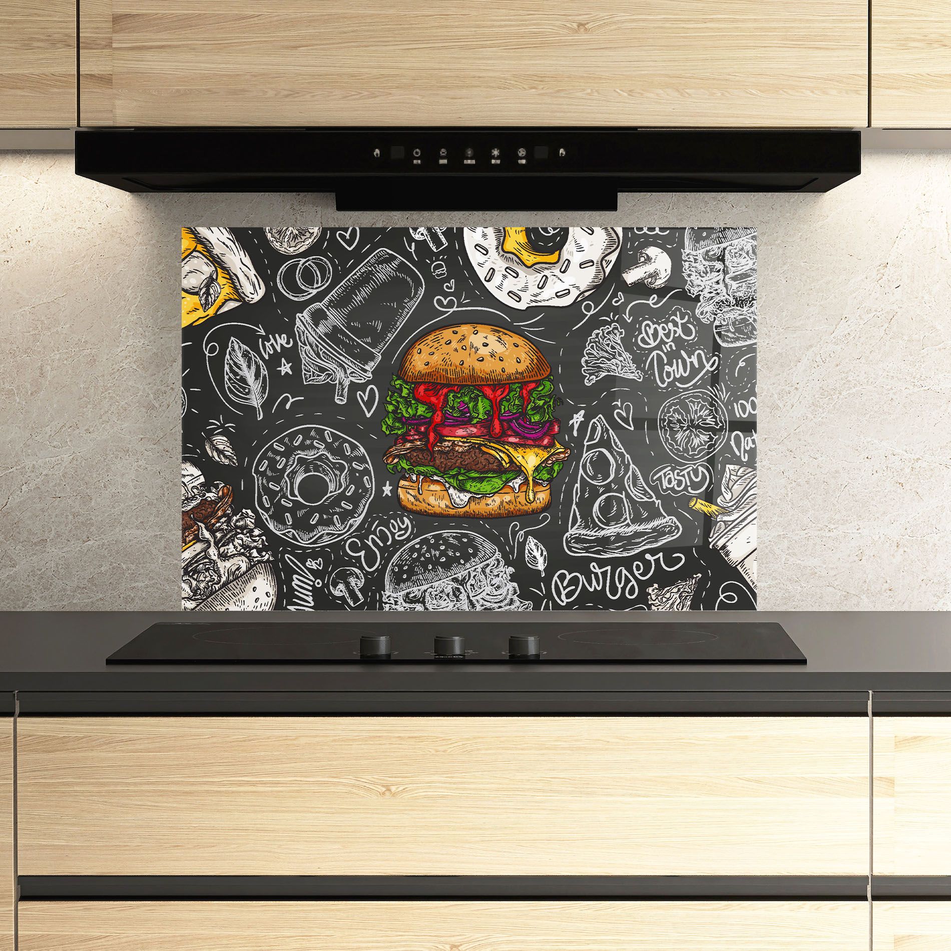 Color Mix Burger mockup 3