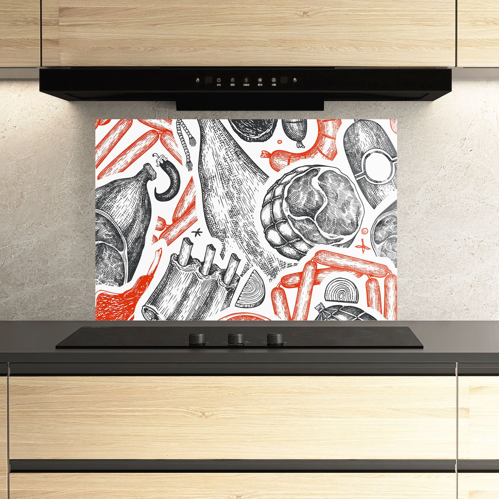 Orange Grey Meat mockup 3