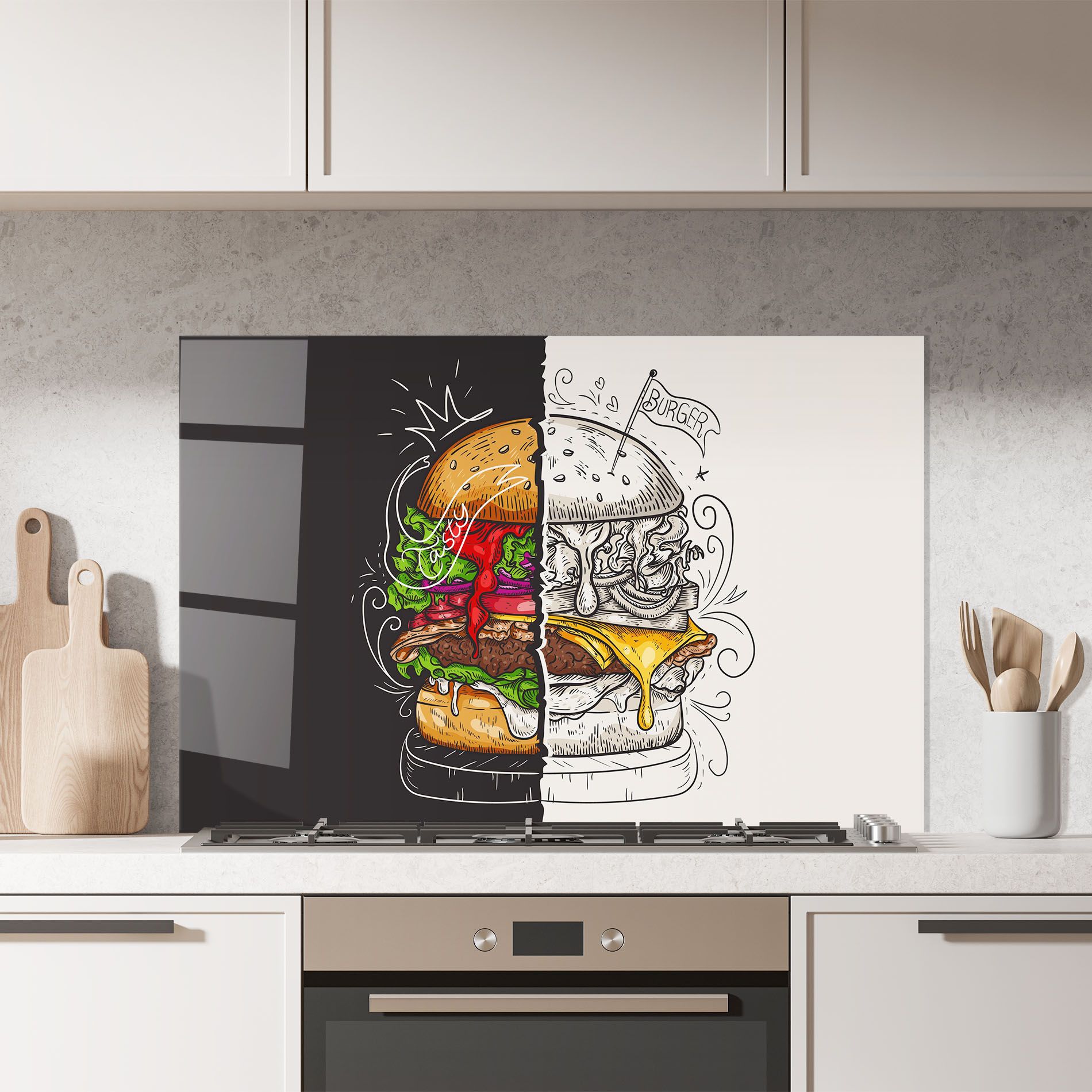 Burger Art mockup 7