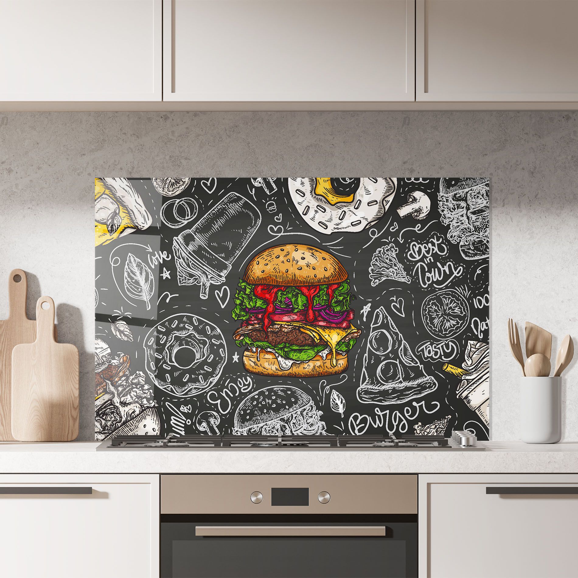 Color Mix Burger mockup 7