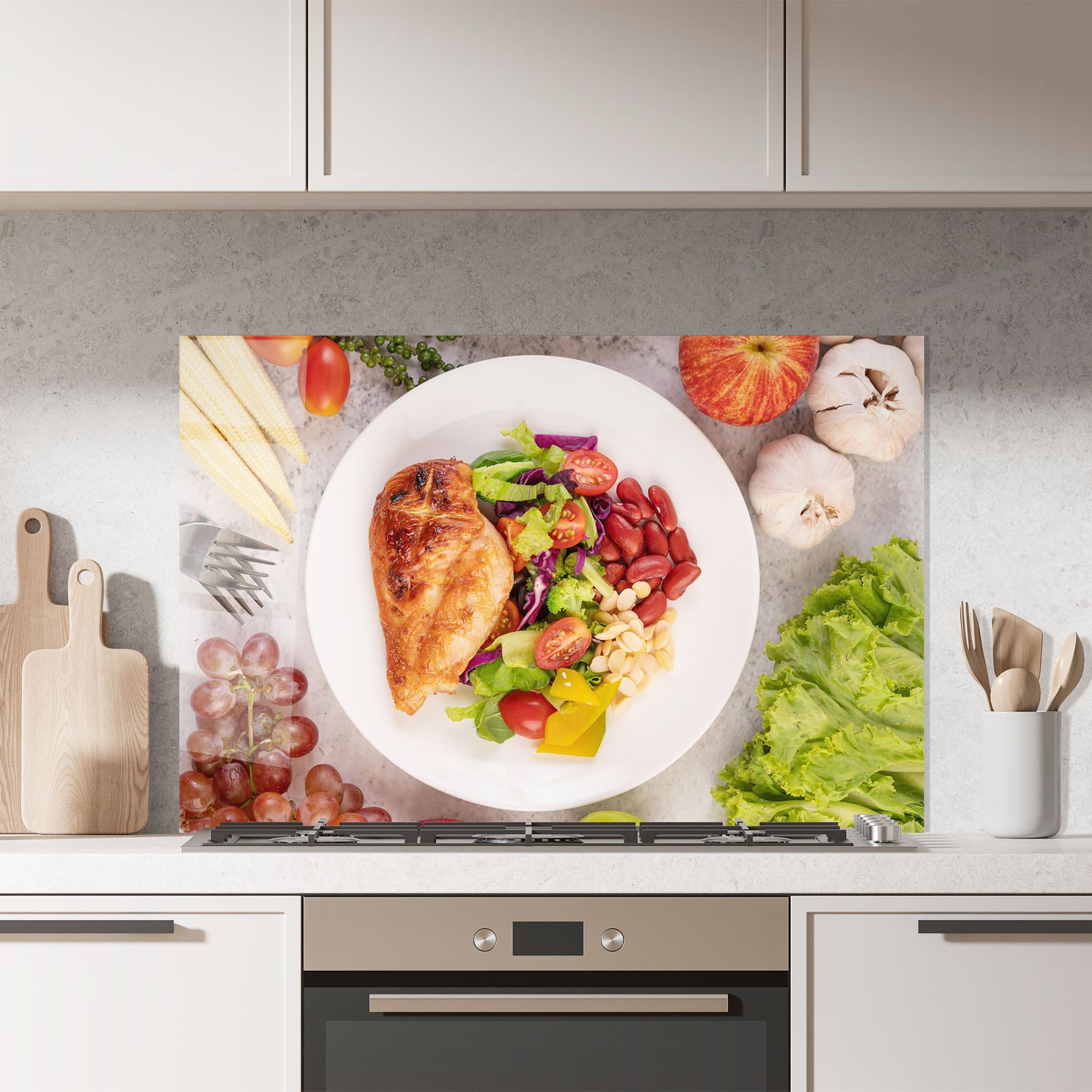 Salad With Chicken mockup 7