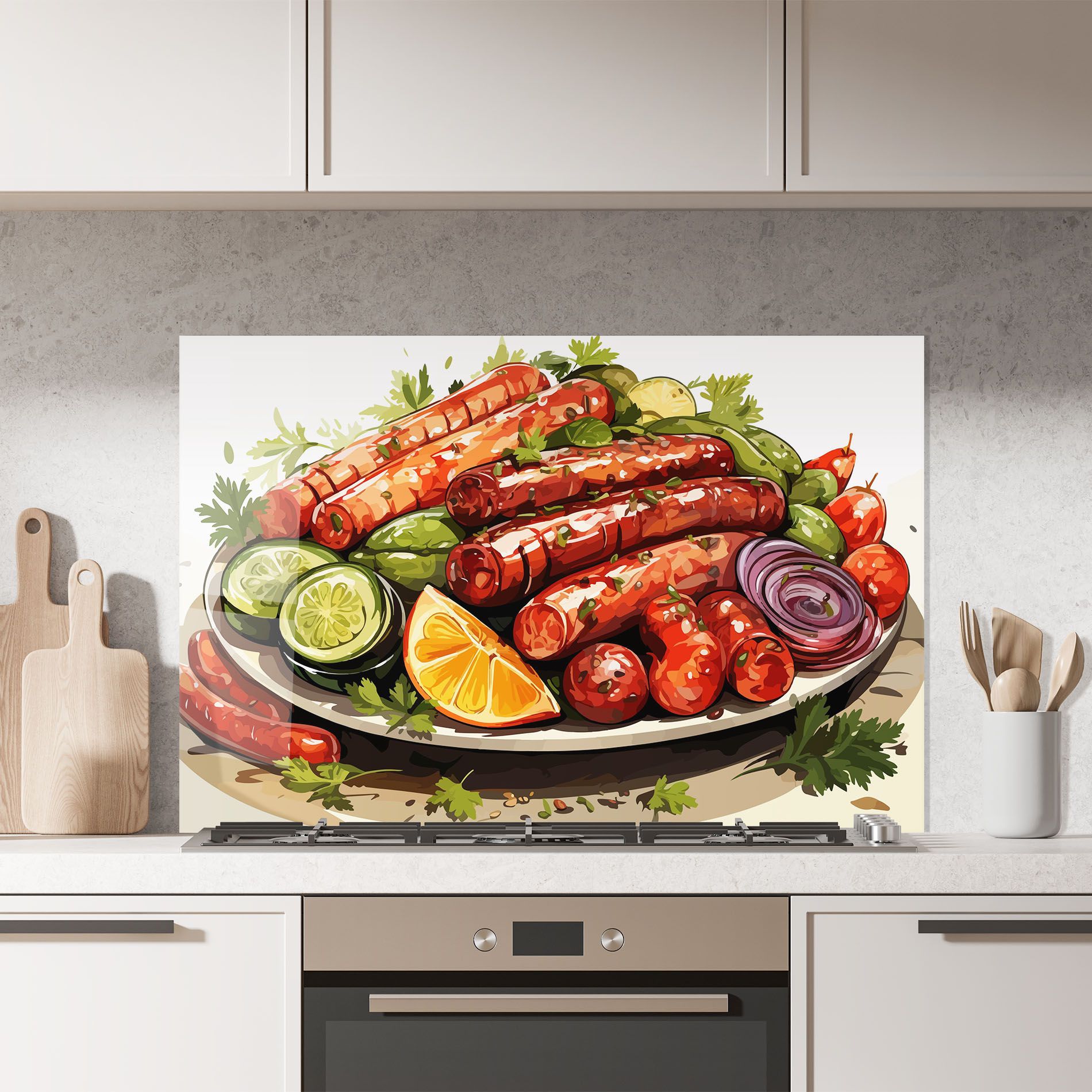 Tasty Sousages mockup 7