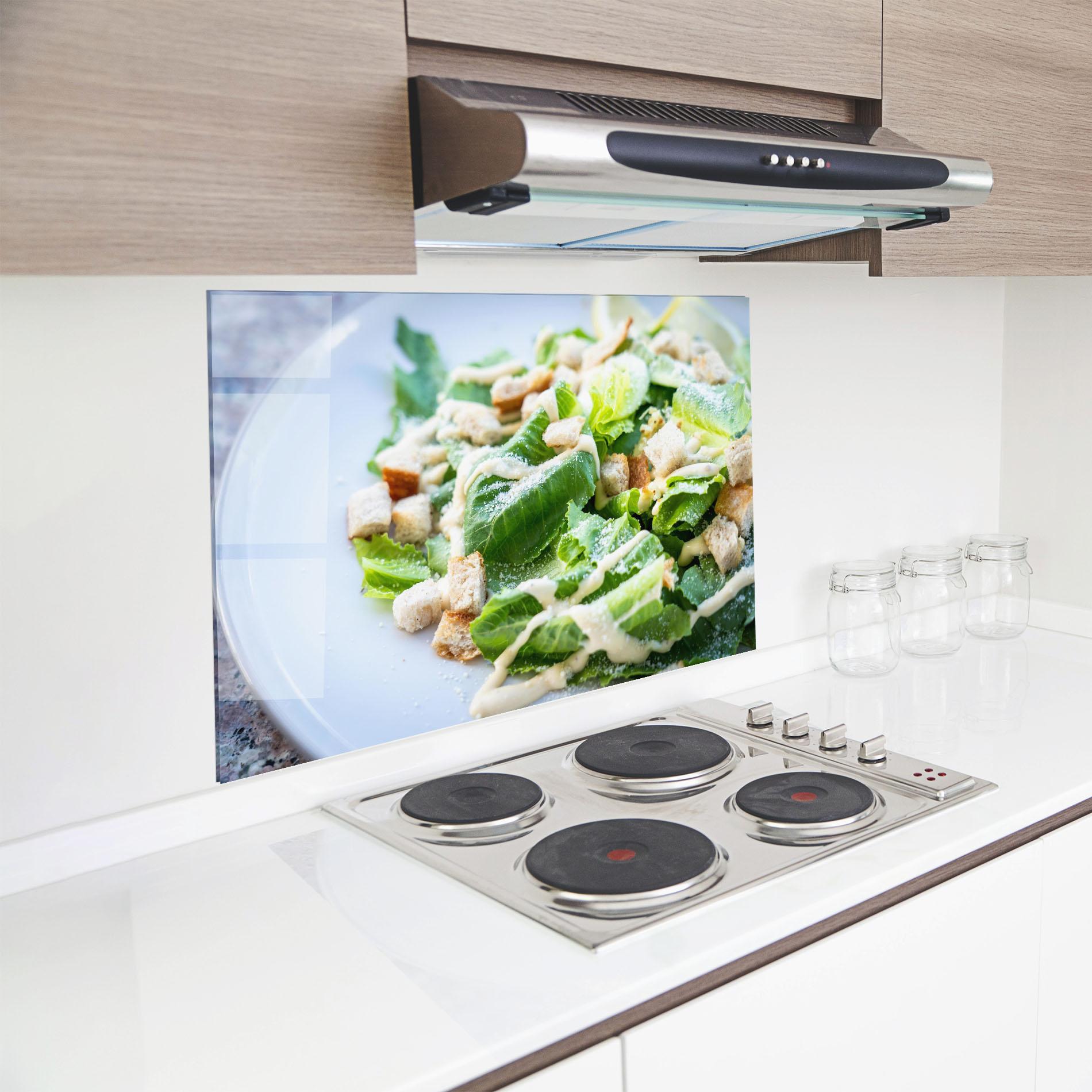 Konyhai üveg hátfal Salad mockup 8
