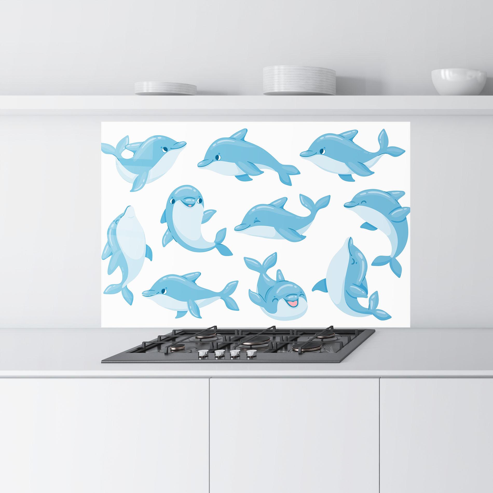 Konyhai üveg hátfal Dolphin mockup 9